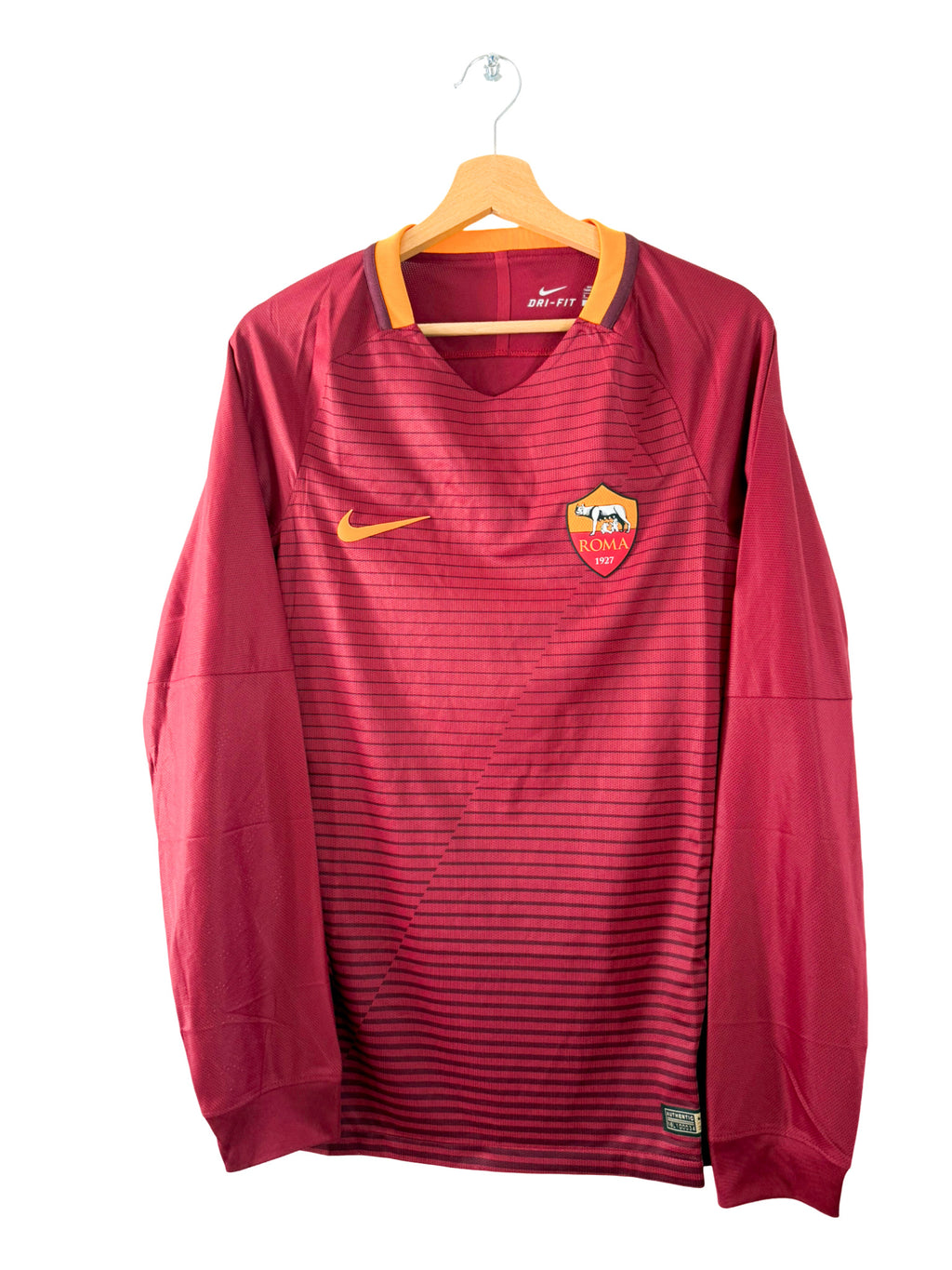 2016/2017 - AS Roma Home Shirt *Long Sleeves* - S