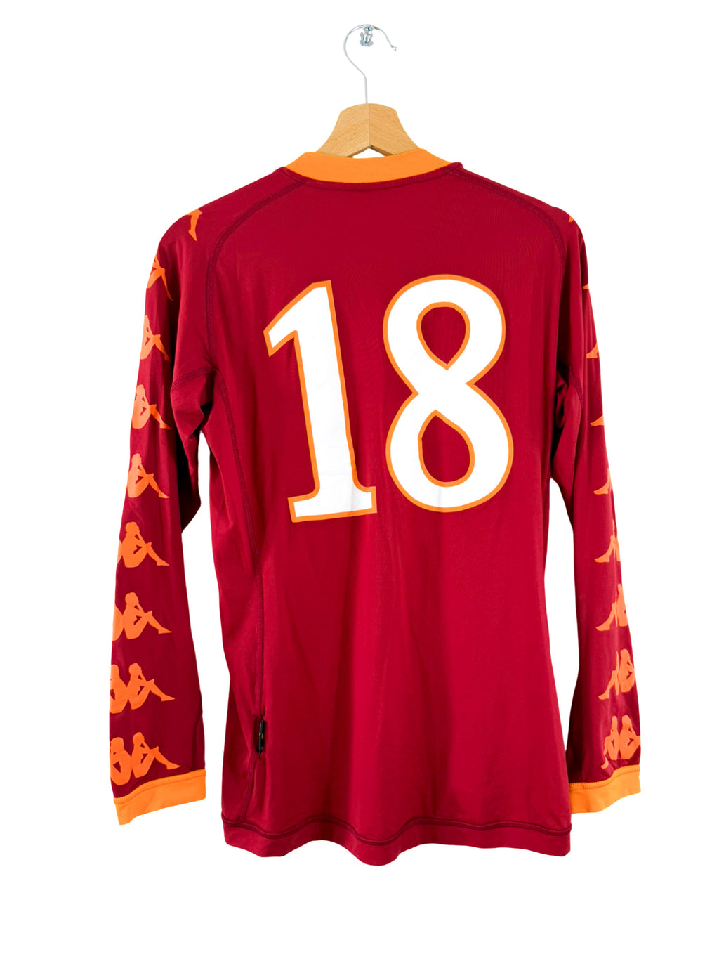 2010/2011 - AS Roma Jersey [No. 18] * Long Sleeves* *Youth Team* - S