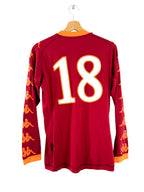 2010/2011 - AS Roma Jersey [No. 18] * Long Sleeves* *Youth Team* - S