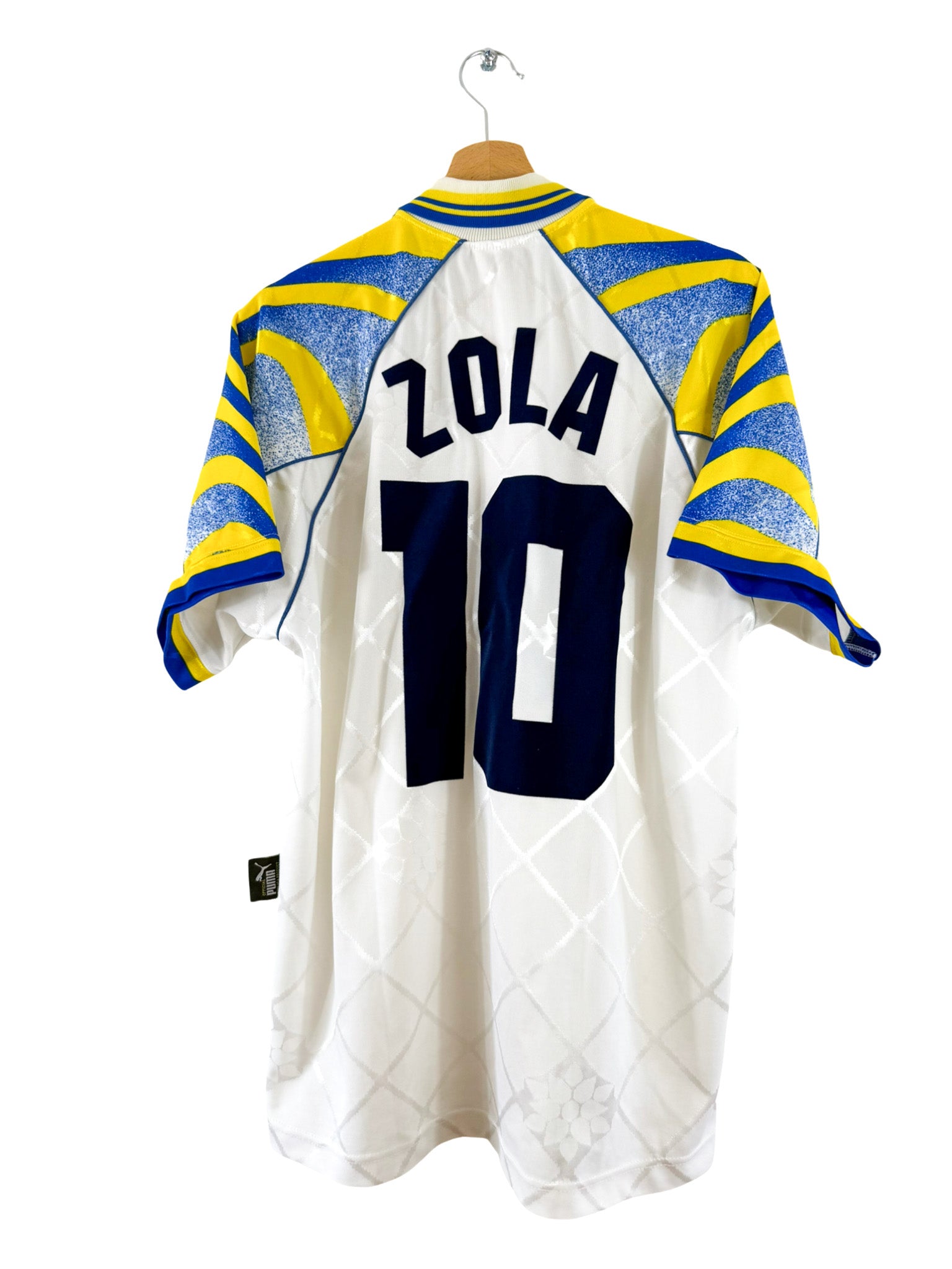 1995/1996 - Parma away shirt [#10 Zola] - L – Vista football shop