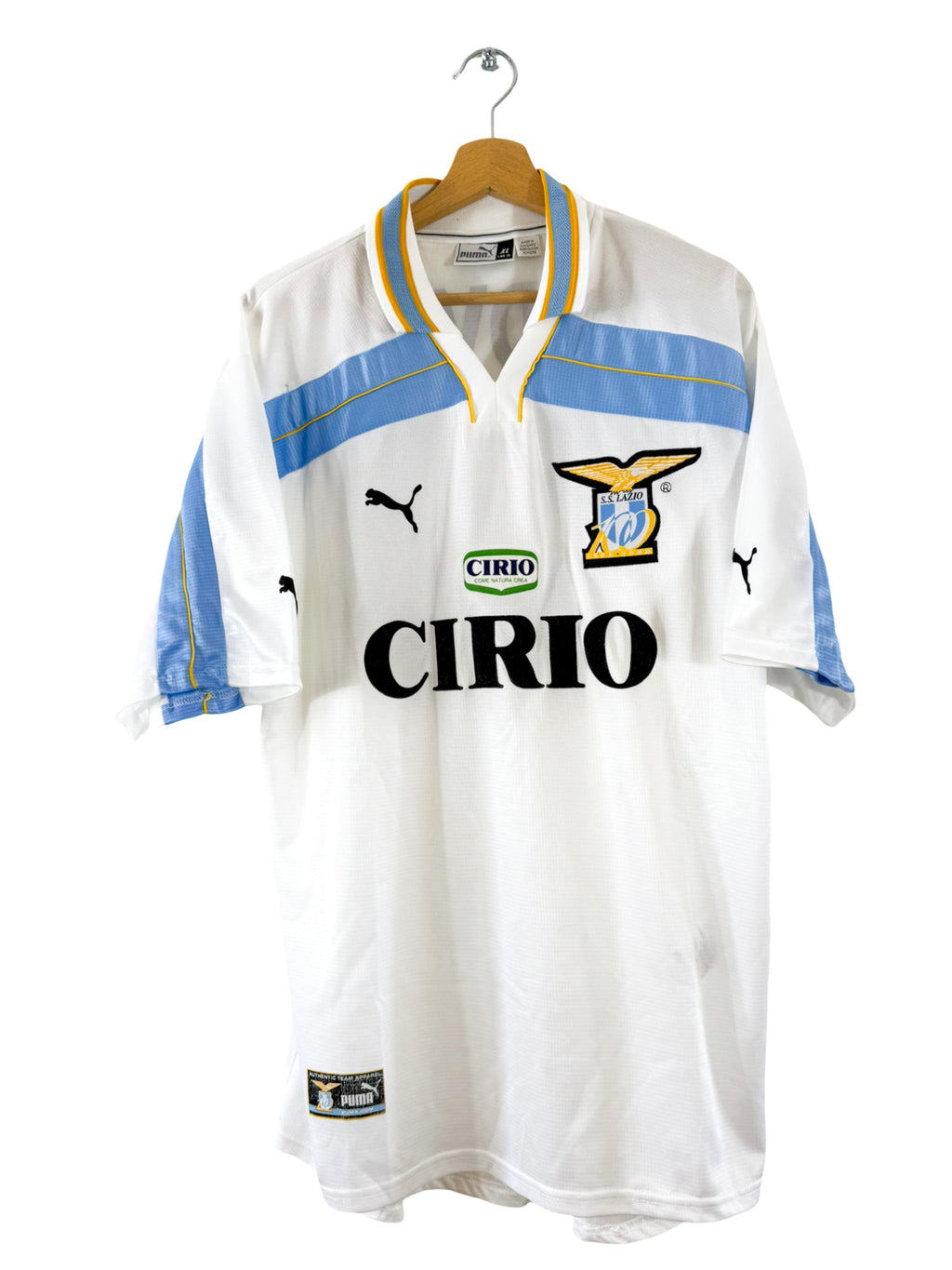 1999/2000 - Camiseta visitante de la Lazio [#18 Nedved] - XL