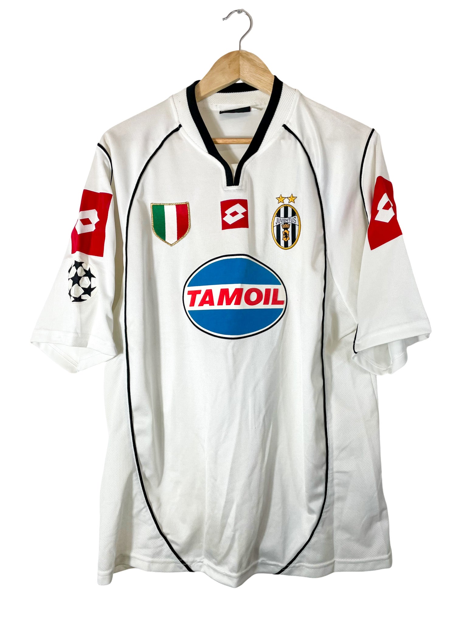 2002/2003 – Juventus Home Match Issue Jersey [#17 Trezeguet] - L