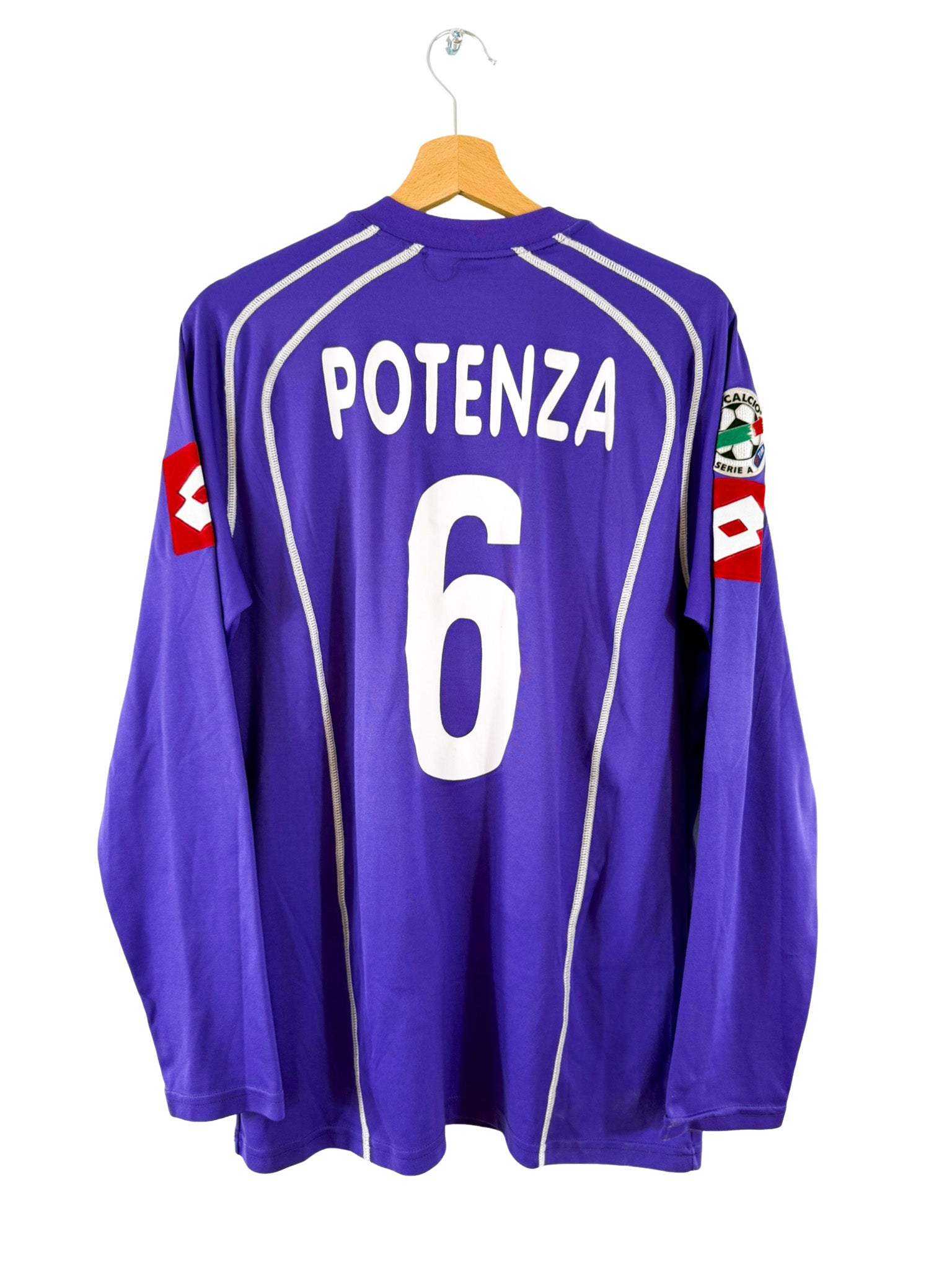 2006/2007 - Fiorentina Home Shirt *Long Sleeves* [Potenza #6] - L