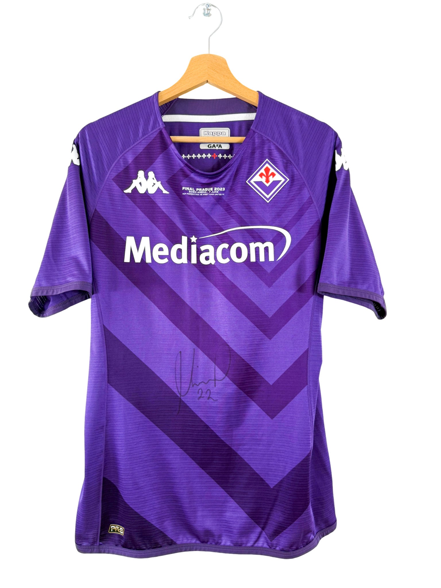2022/2023 - Maillot Fiorentina domicile [#22 Gonzalez] *Signé* - L