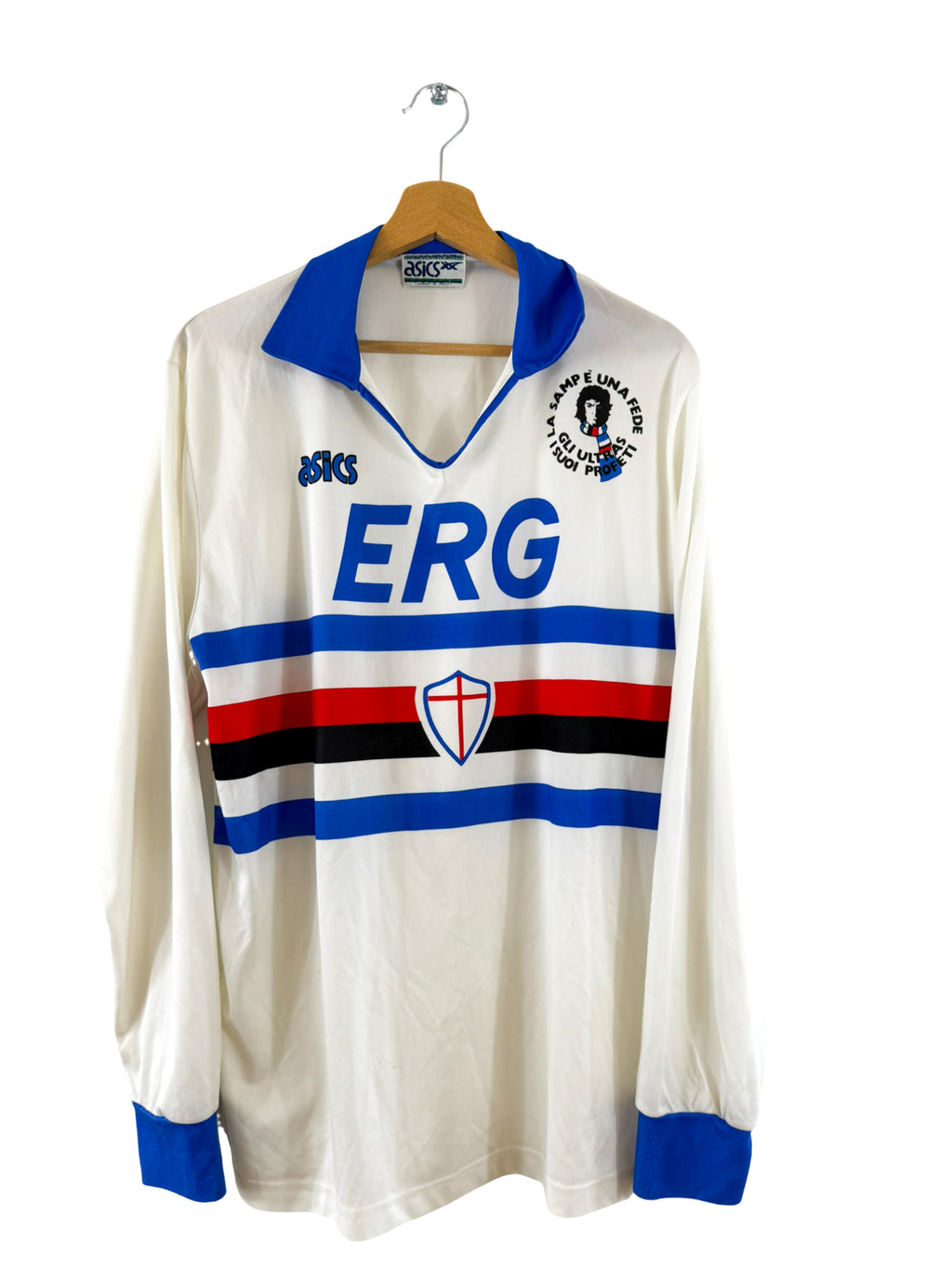 1990/1991 - Maillot Sampdoria extérieur *Hommage au groupe Ultras* - *Manches longues*- XL