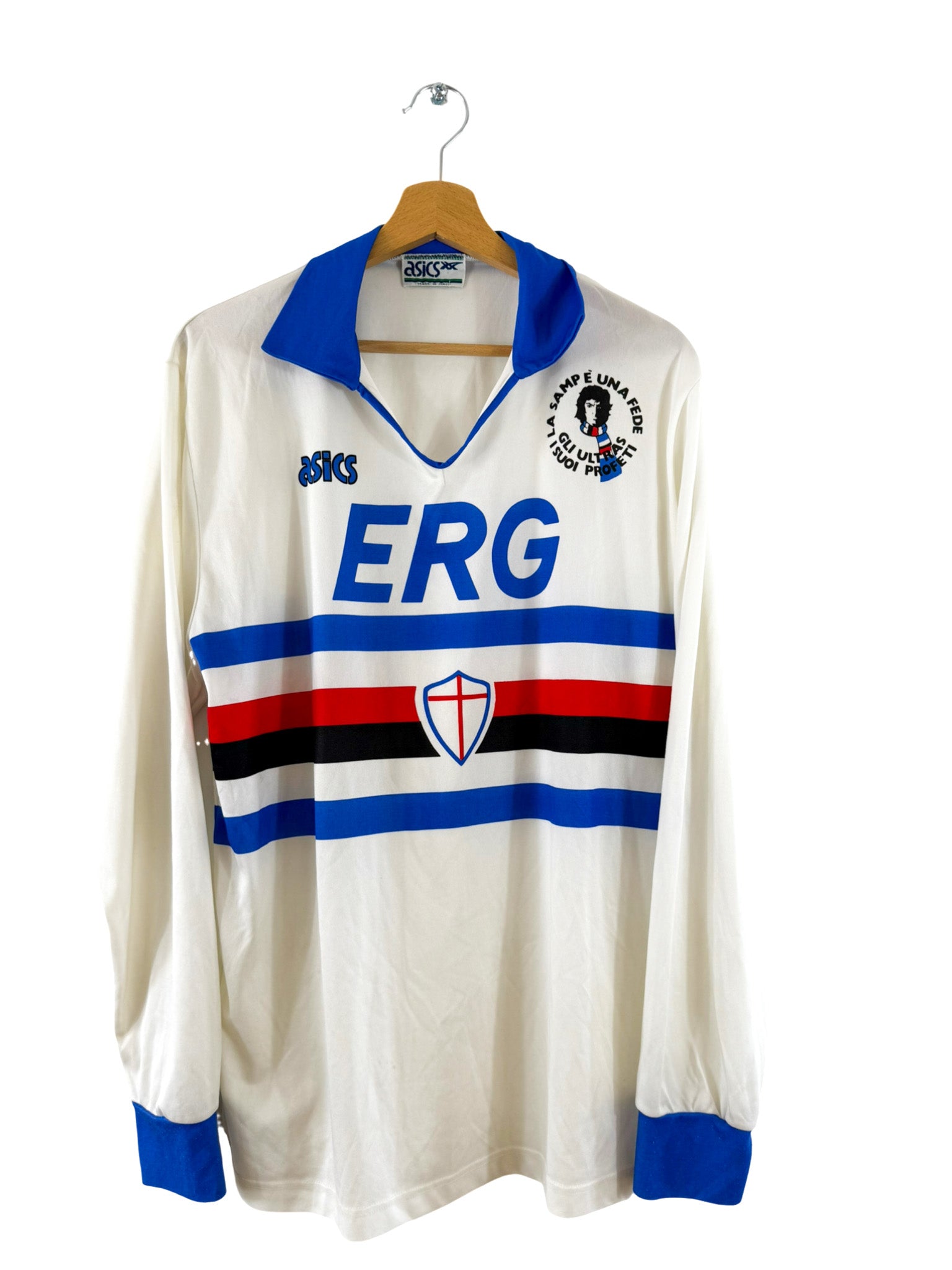 1990/1991 - Maillot Sampdoria extérieur *Hommage au groupe Ultras* - *Manches longues*- XL