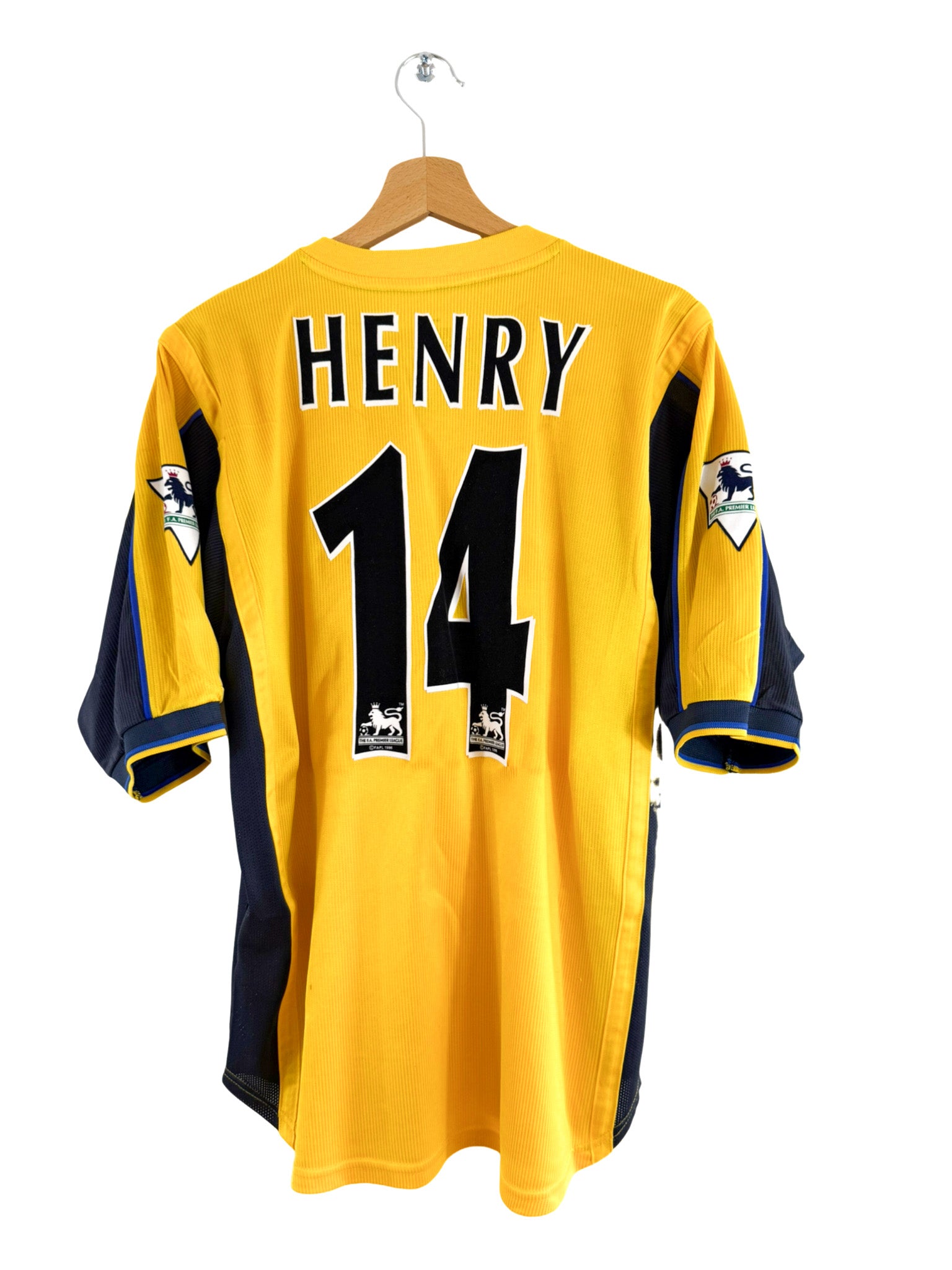 1999/2000 Arsenal Away Shirt [#14 Henry] Nike - M