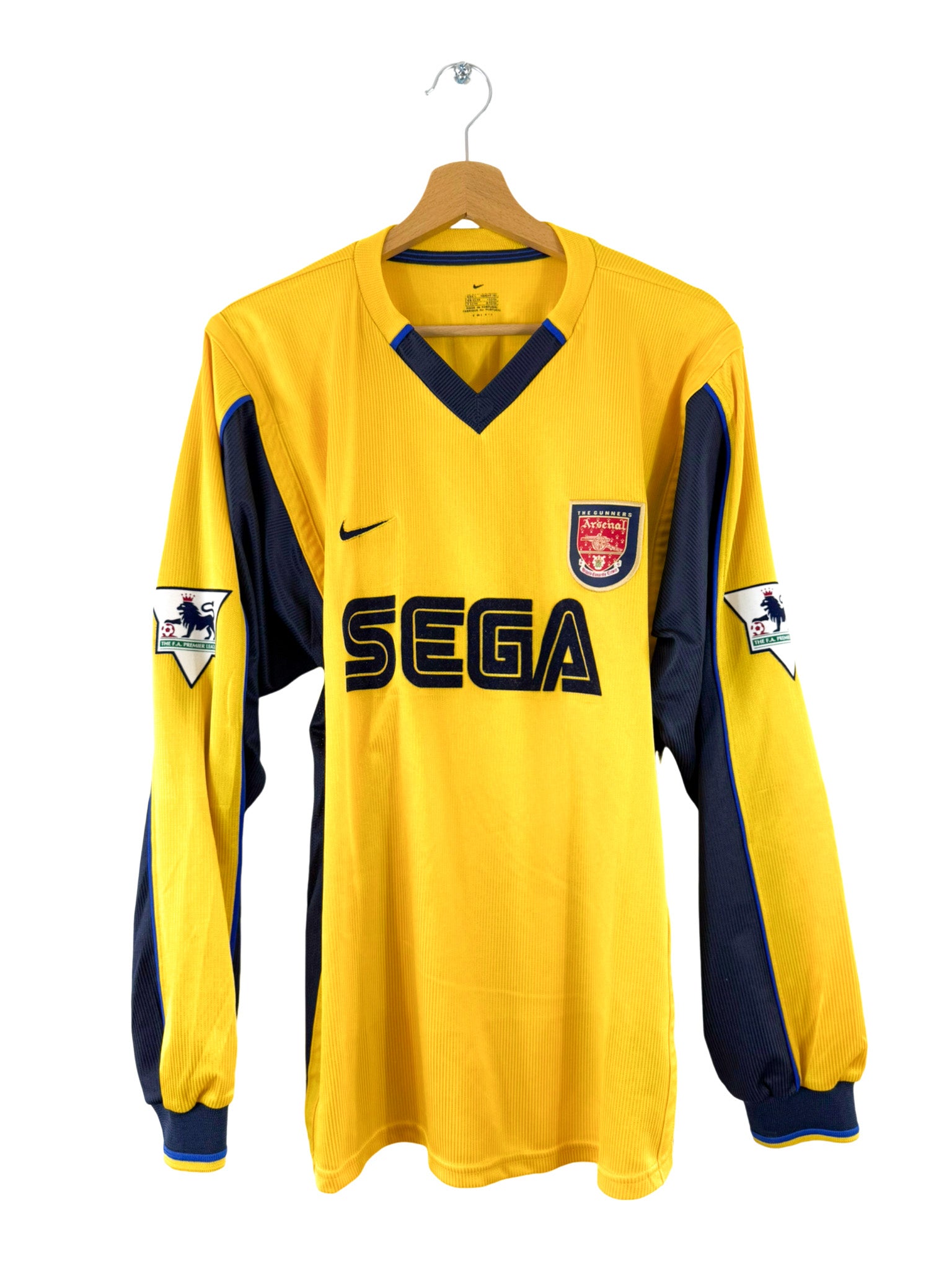 1998/2000 - Arsenal Away Shirt [#14 Henry] Nike *Long Sleeve* - L