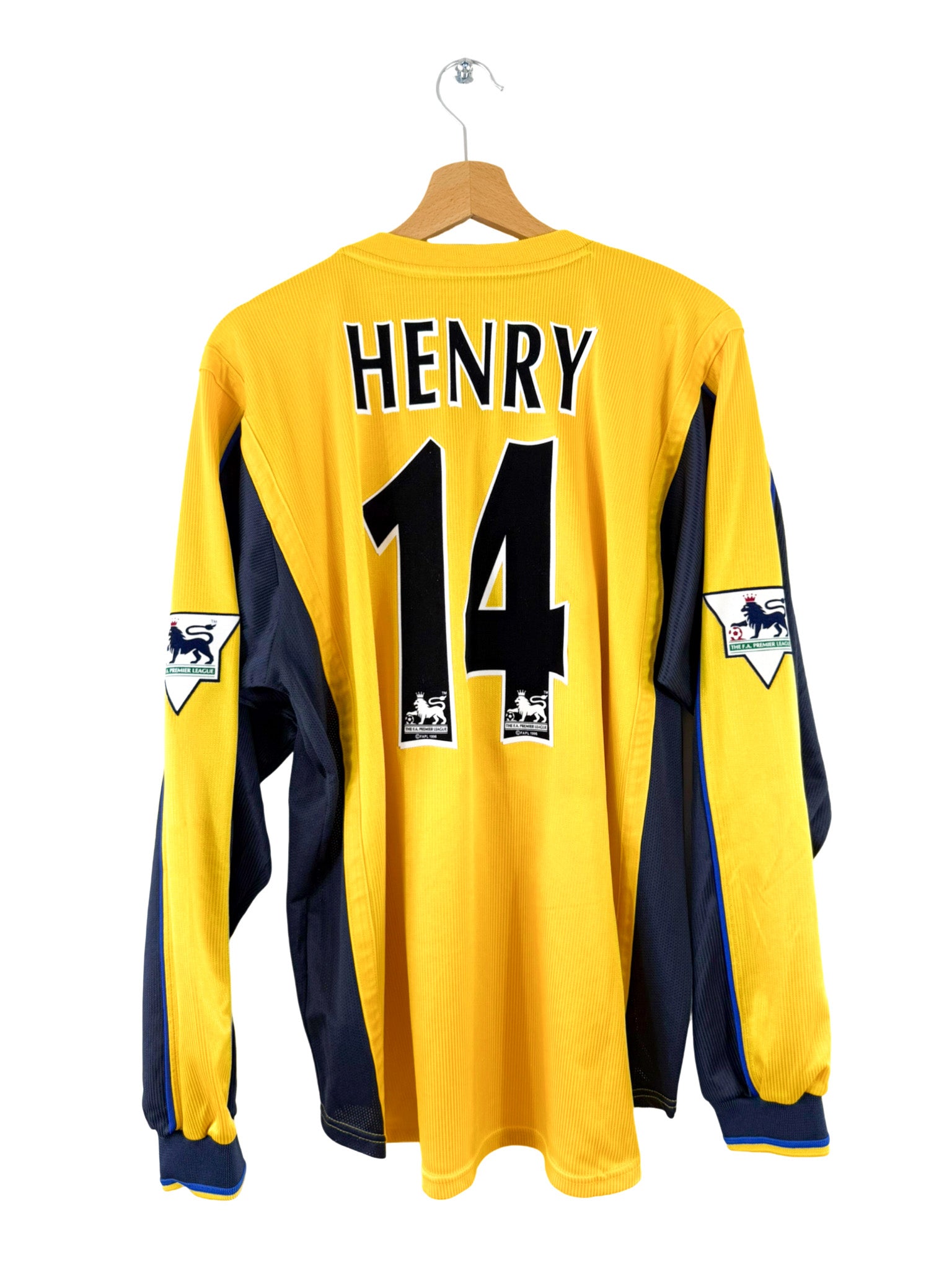 1998/2000 - Arsenal Away Shirt [#14 Henry] Nike *Long Sleeve* - L