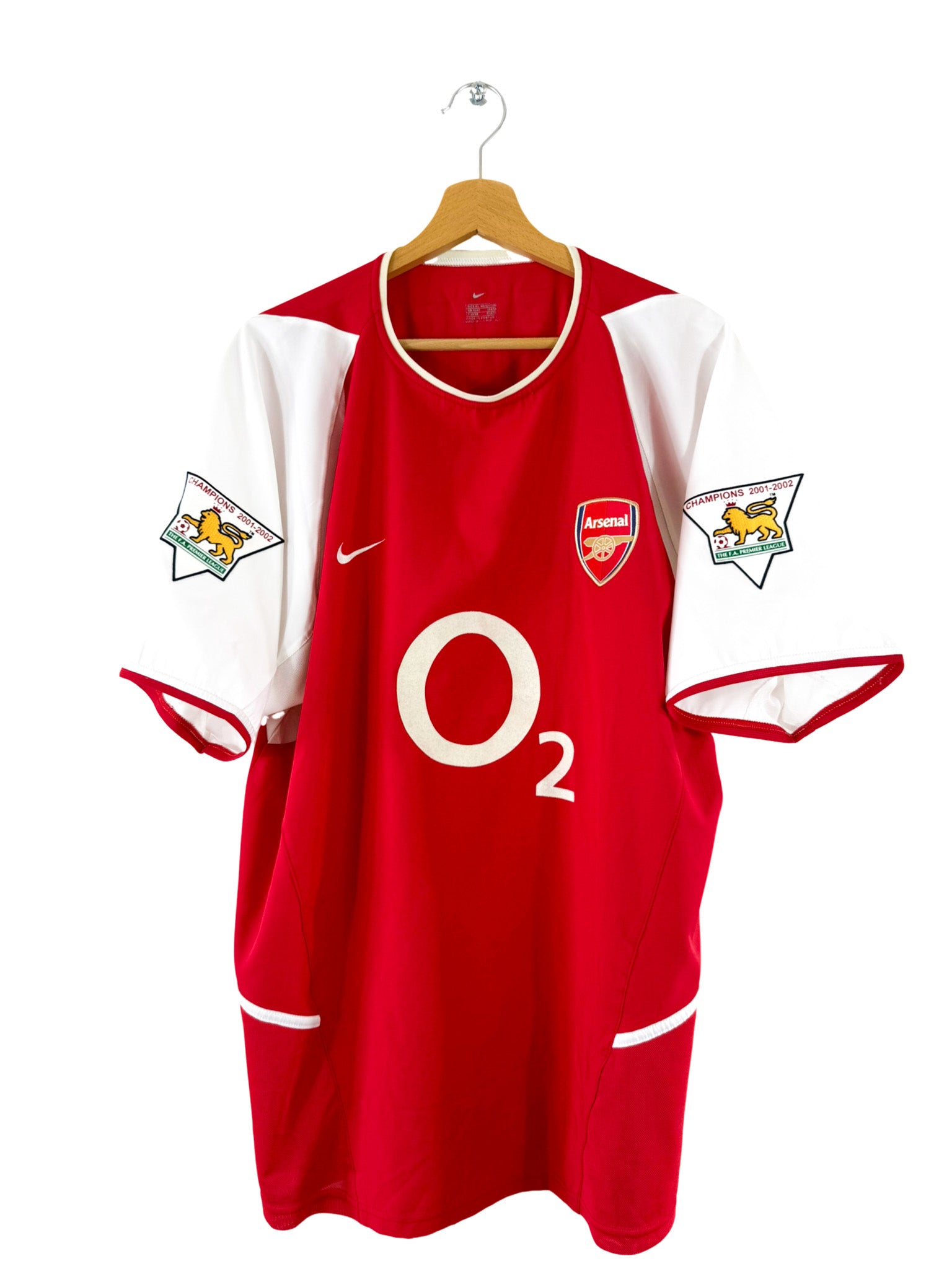 2002/2003 - Arsenal home jersey [#14 Henry] Nike - XL