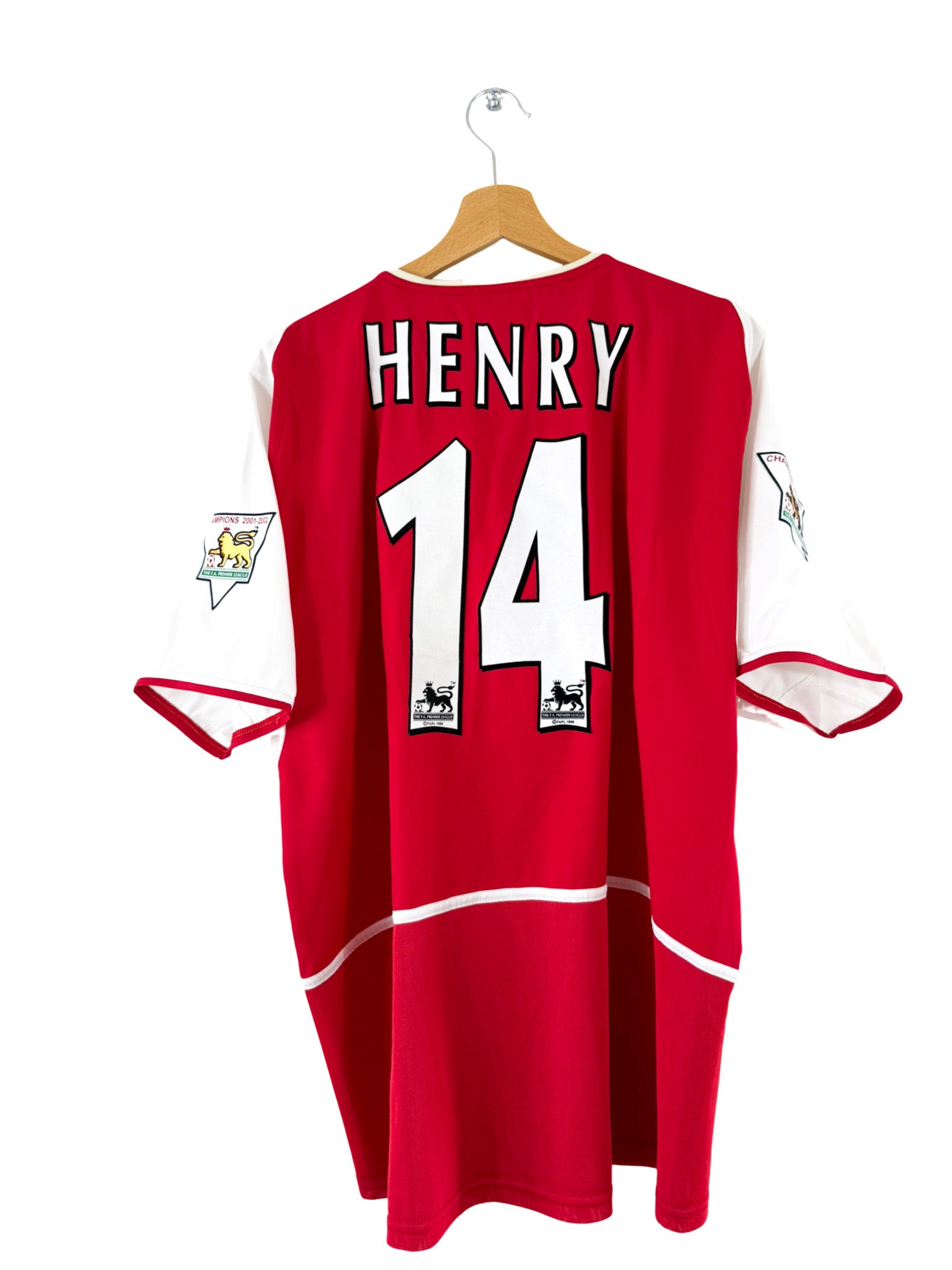 2002/2003 - Arsenal home jersey [#14 Henry] Nike - XL