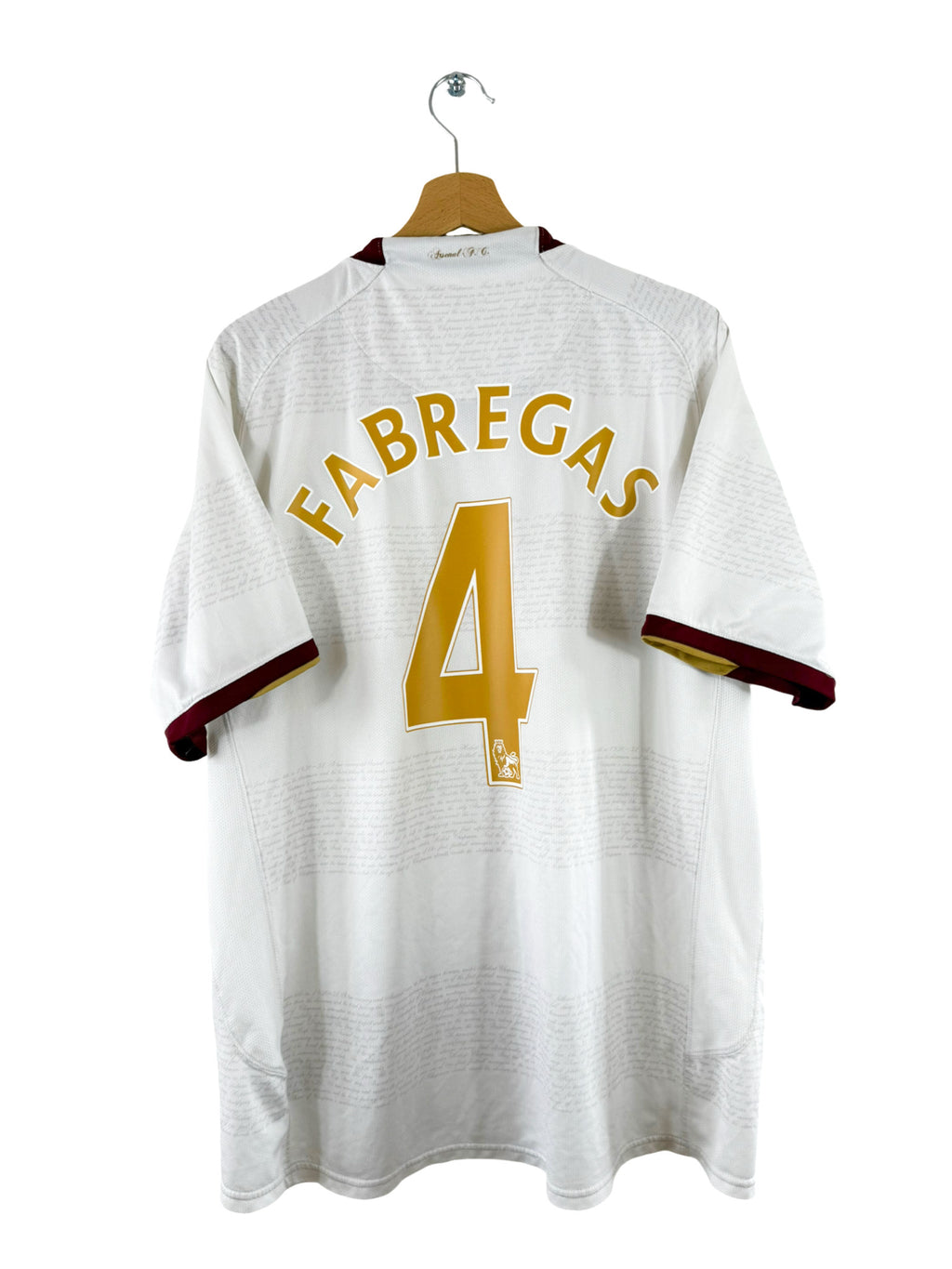 2008/2009 - Arsenal Away Shirt [#4 Fabregas] - XL