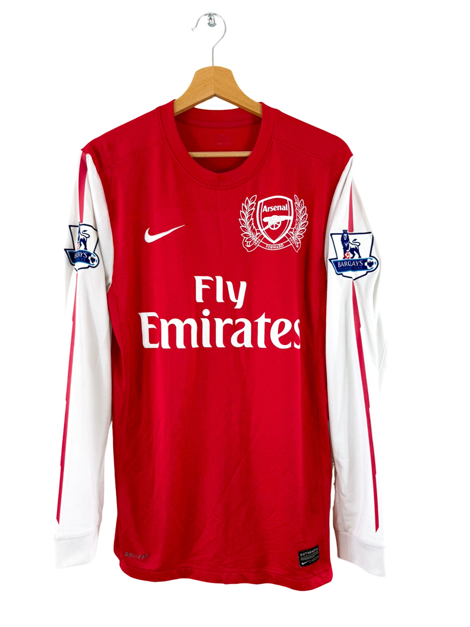 2011/2012 - Arsenal Home Shirt [#12 Henry] Nike *Long Sleeve* - S