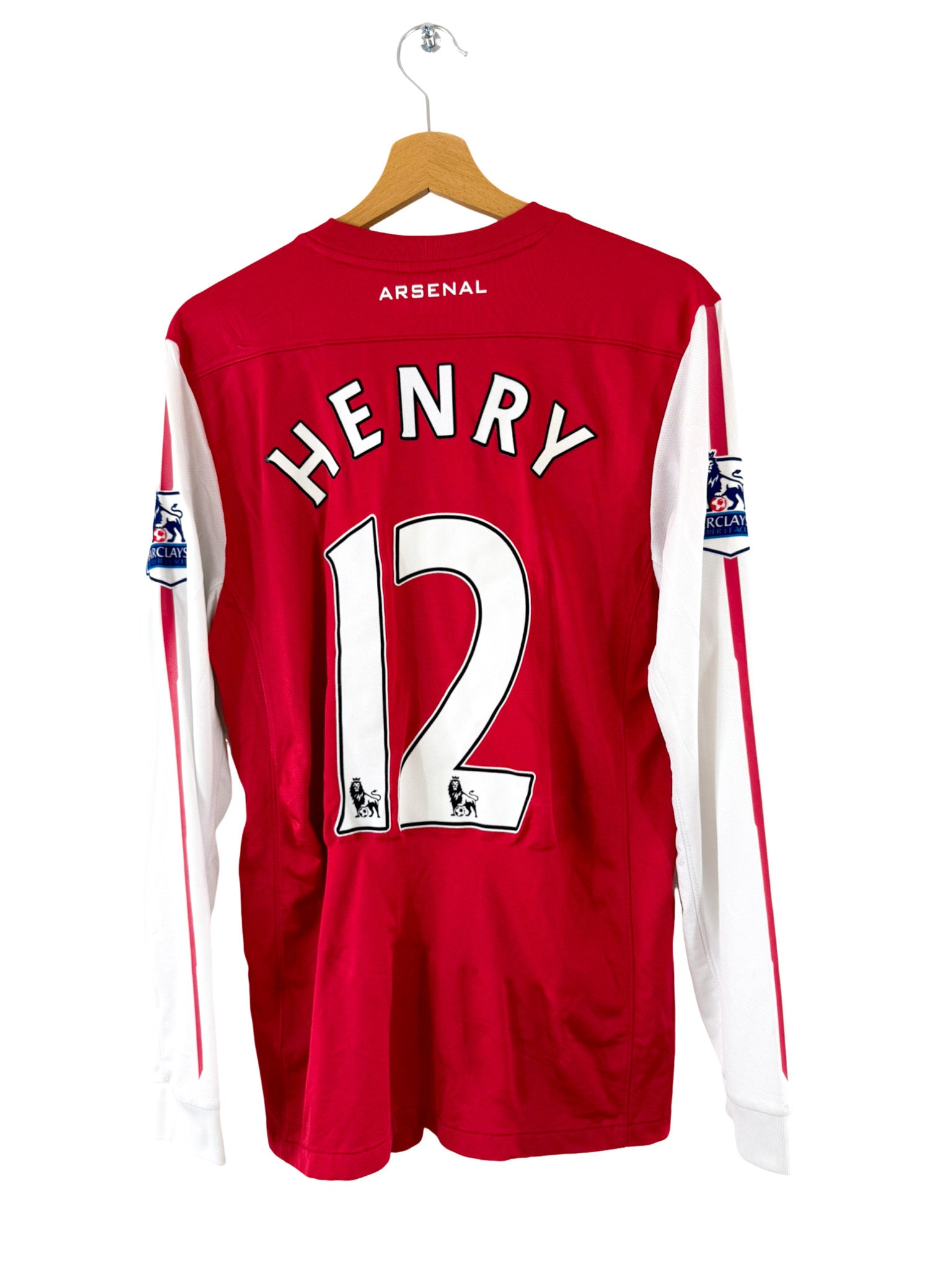 2011/2012 - Arsenal Home Shirt [#12 Henry] Nike *Long Sleeve* - S