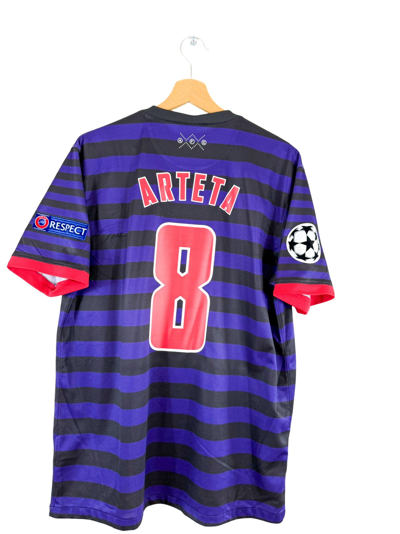 2012/2013 - Arsenal Away Shirt [#8 Arteta] UCL Nike - L