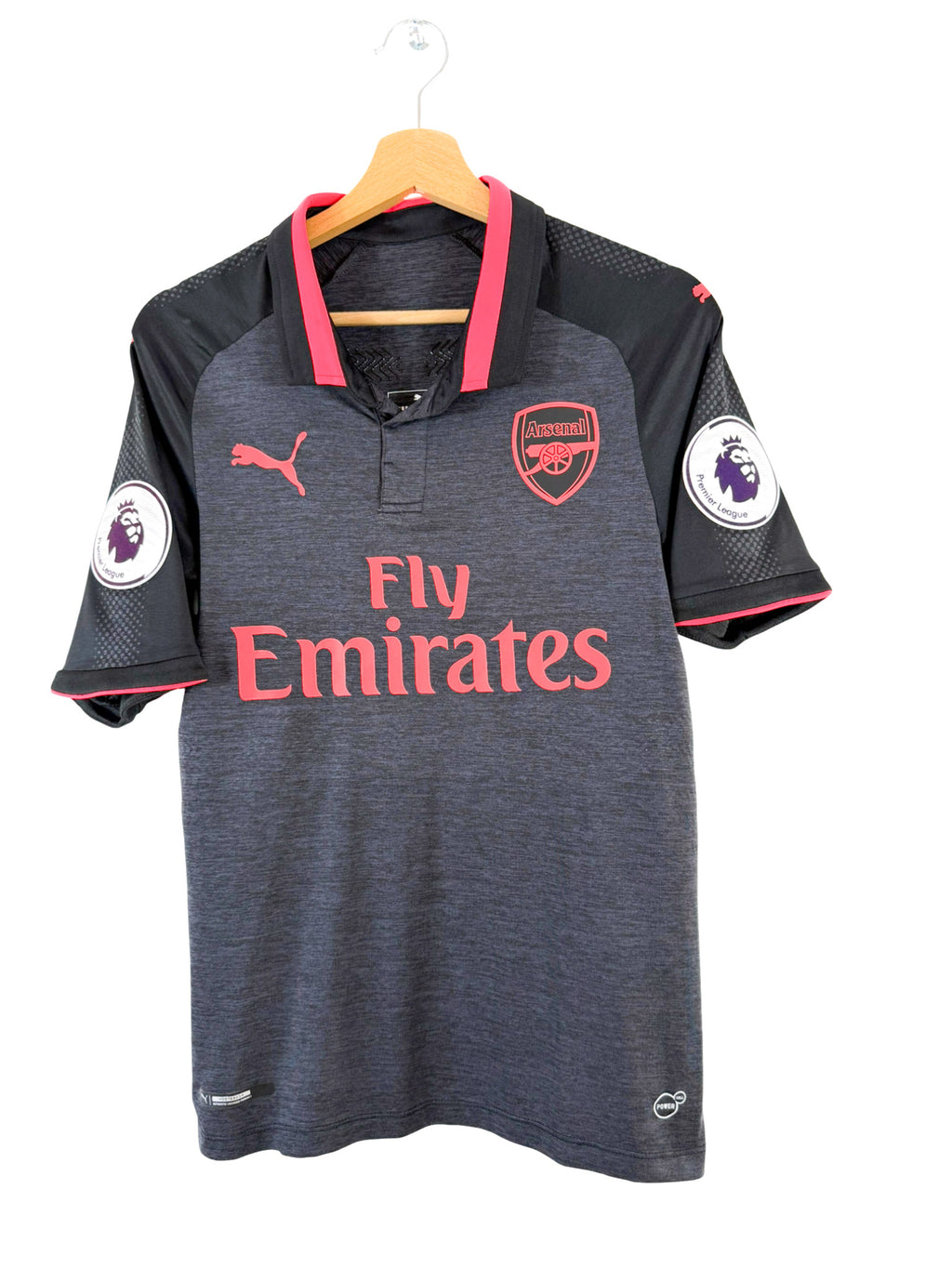 2017/2018 - Arsenal Away Shirt [#14 Aubameyang] - S