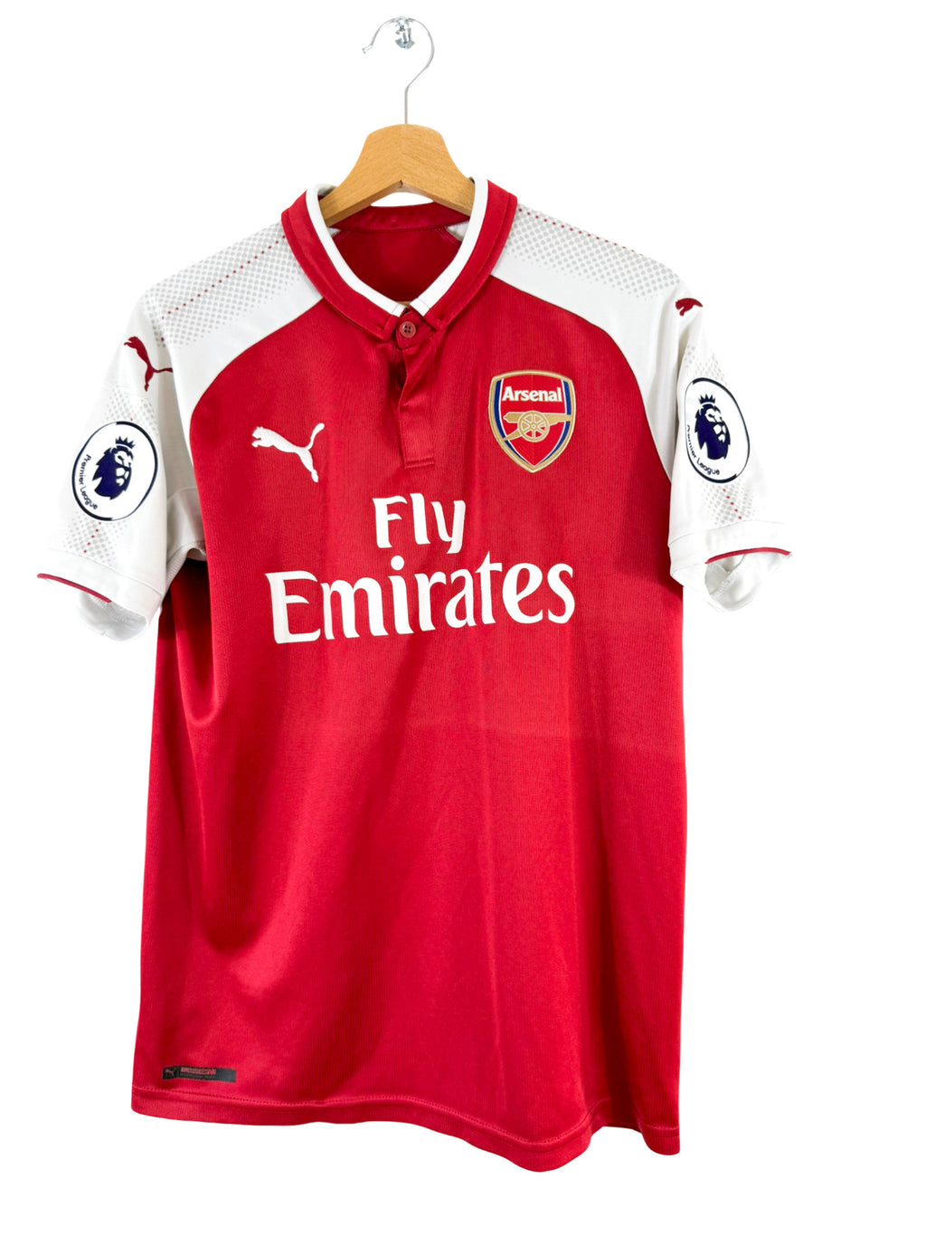 2017/2018 - Arsenal home shirt [#9 Lacazette] - M