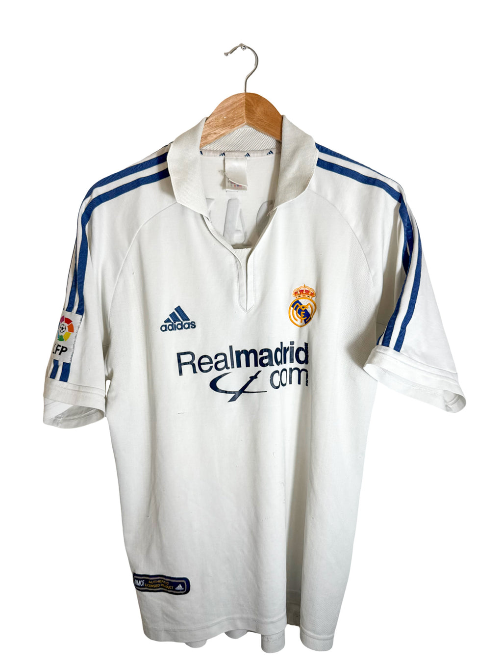 2001/2002 Camiseta Real Madrid local [#5 ZIDANE] Adidas - M