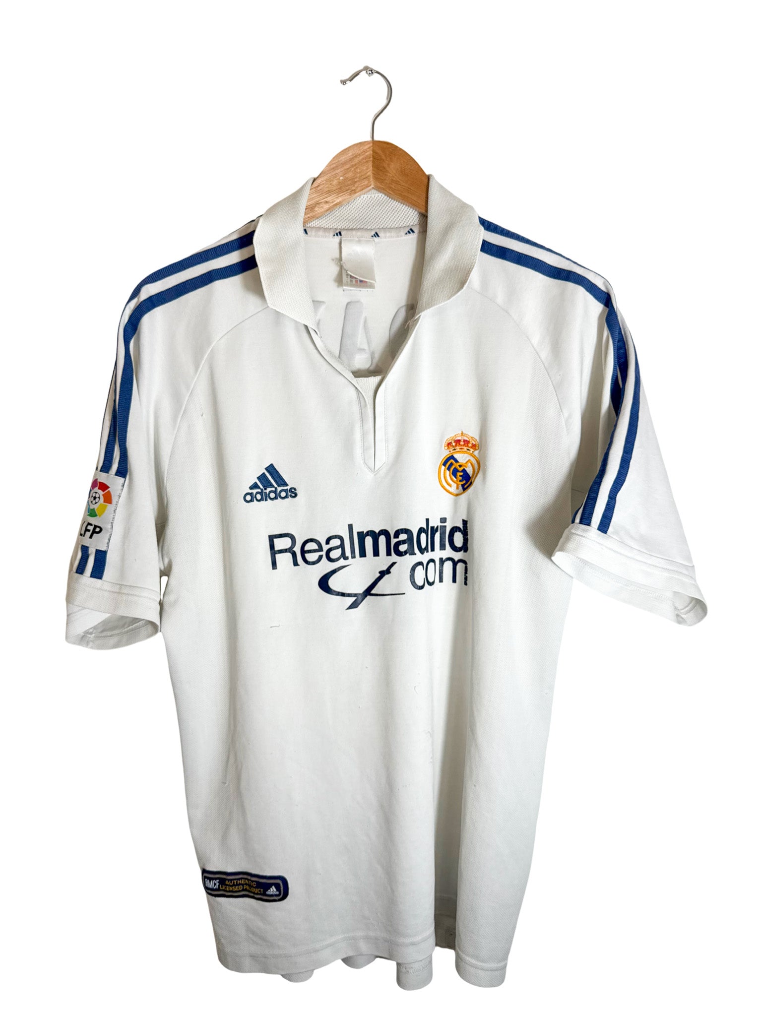2001/2002 Maillot Real Madrid domicile [#5 ZIDANE] Adidas - M