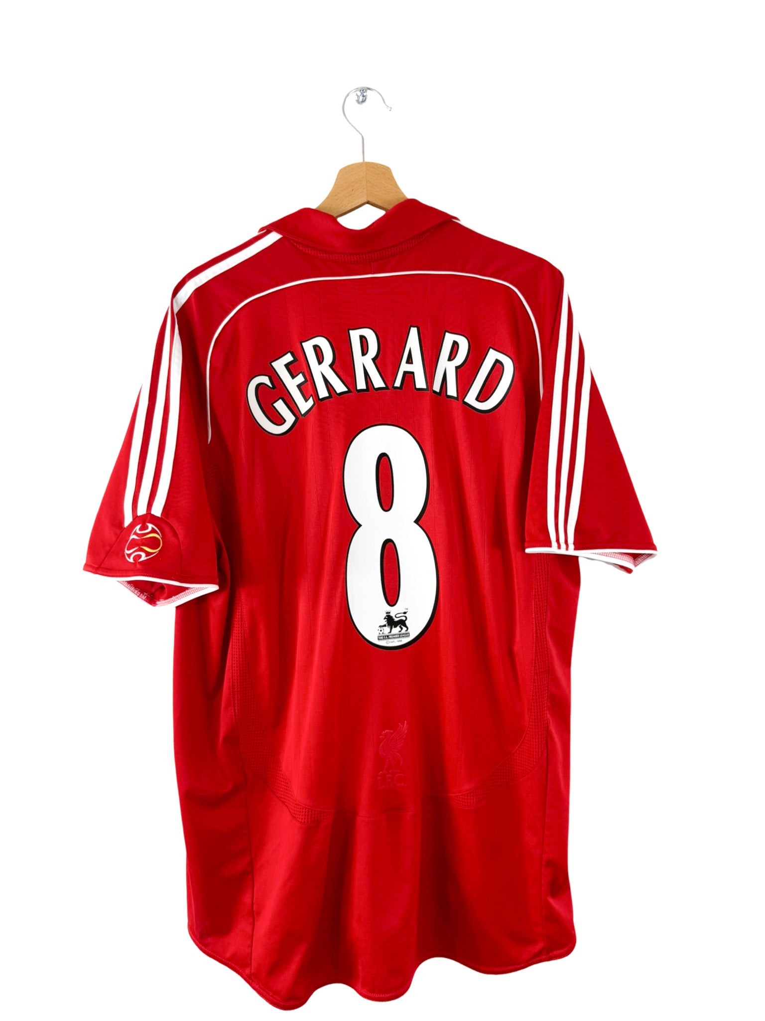 2006/2008 - Liverpool Adidas home jersey - [#8Gerrard] - XL