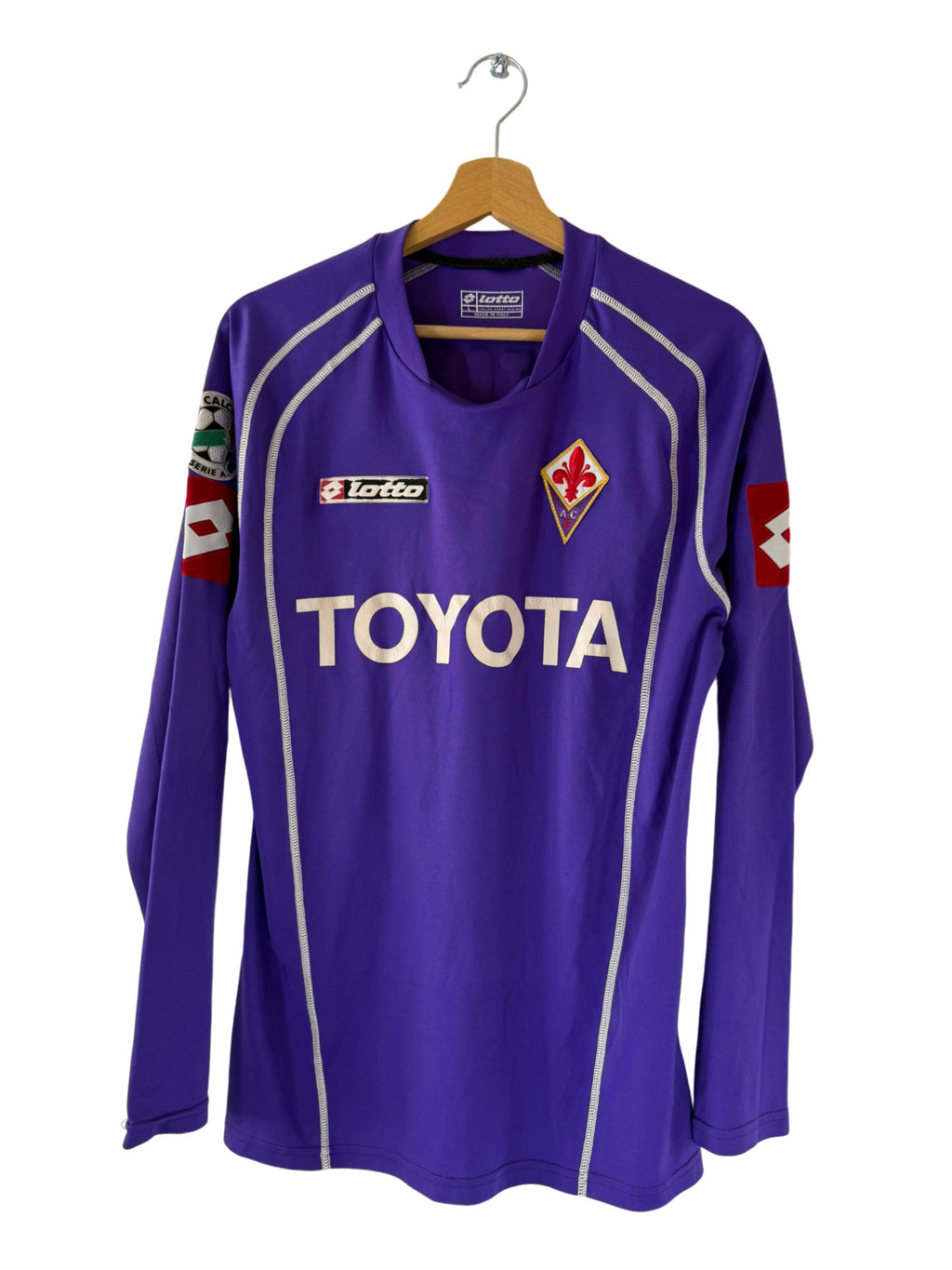 2006/2007 - Fiorentina Home Shirt *Long Sleeves* [Potenza #6] - L