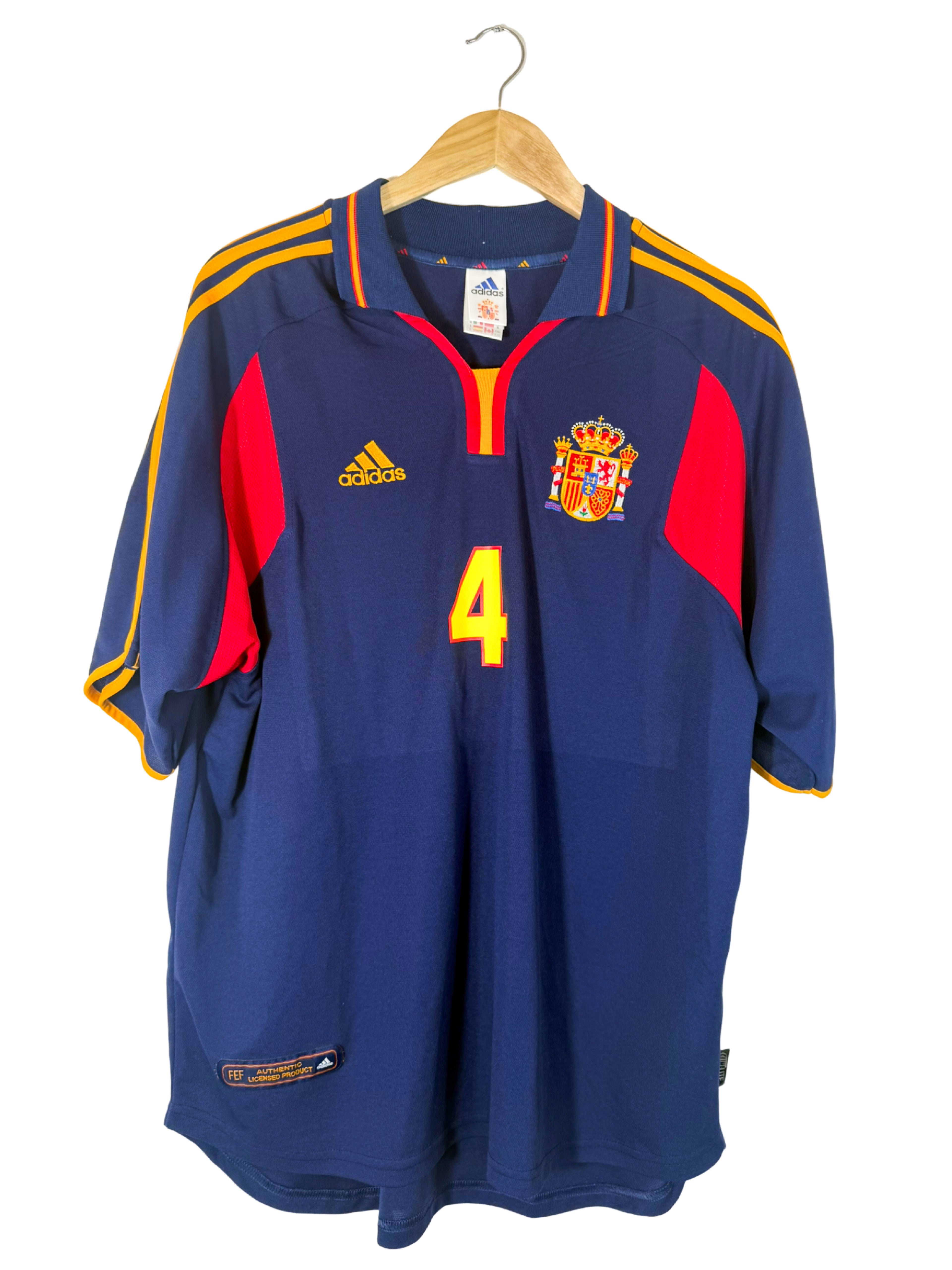 2000 – Maillot Espagne extérieur [#4 GUARDIOLA] - XL