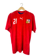 2006 – Czech Republic Home Jersey [#21 Ujfaluši] - L