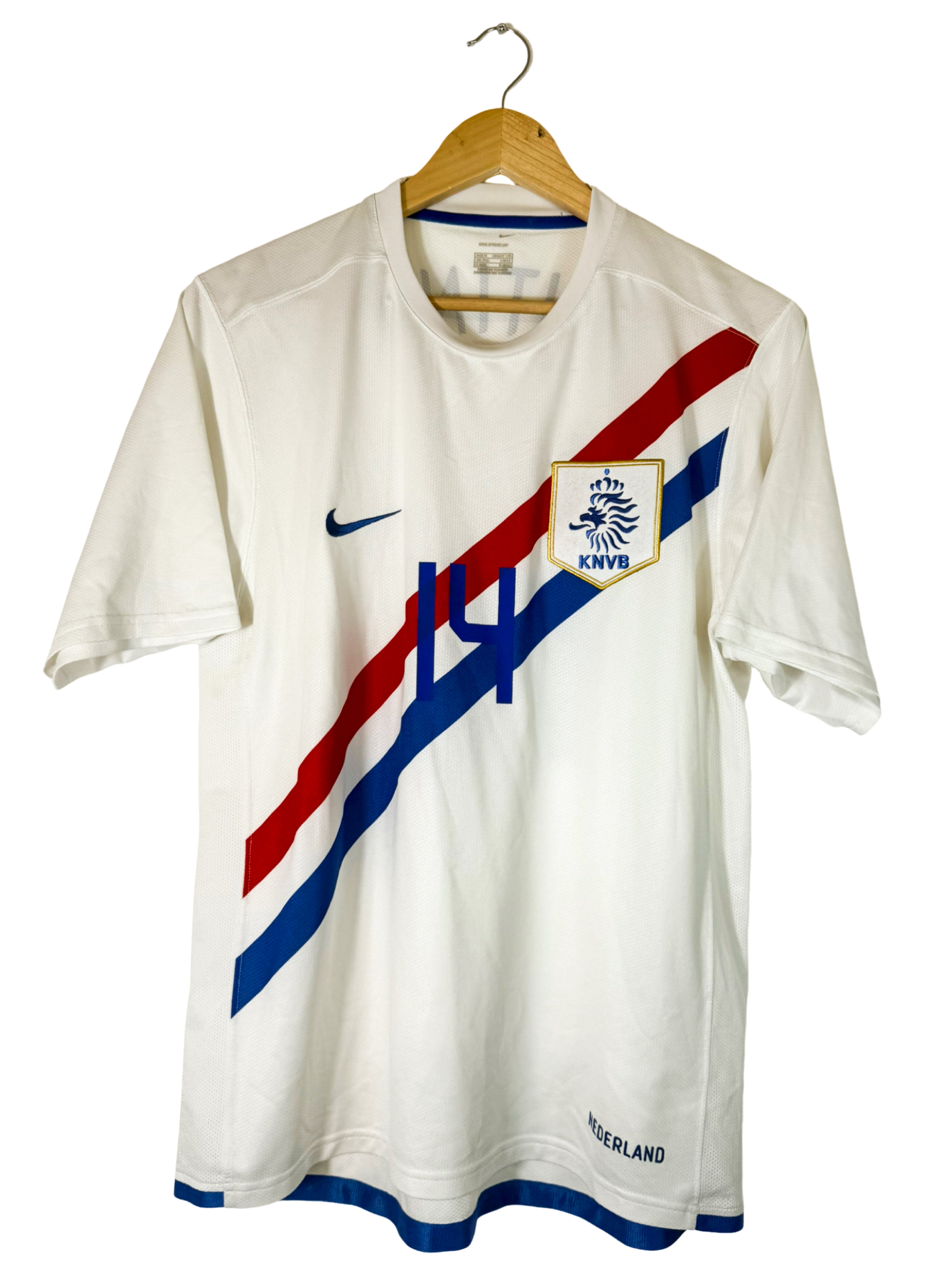 2006 – Maillot Pays-Bas extérieur [#14 Heitinga] - M