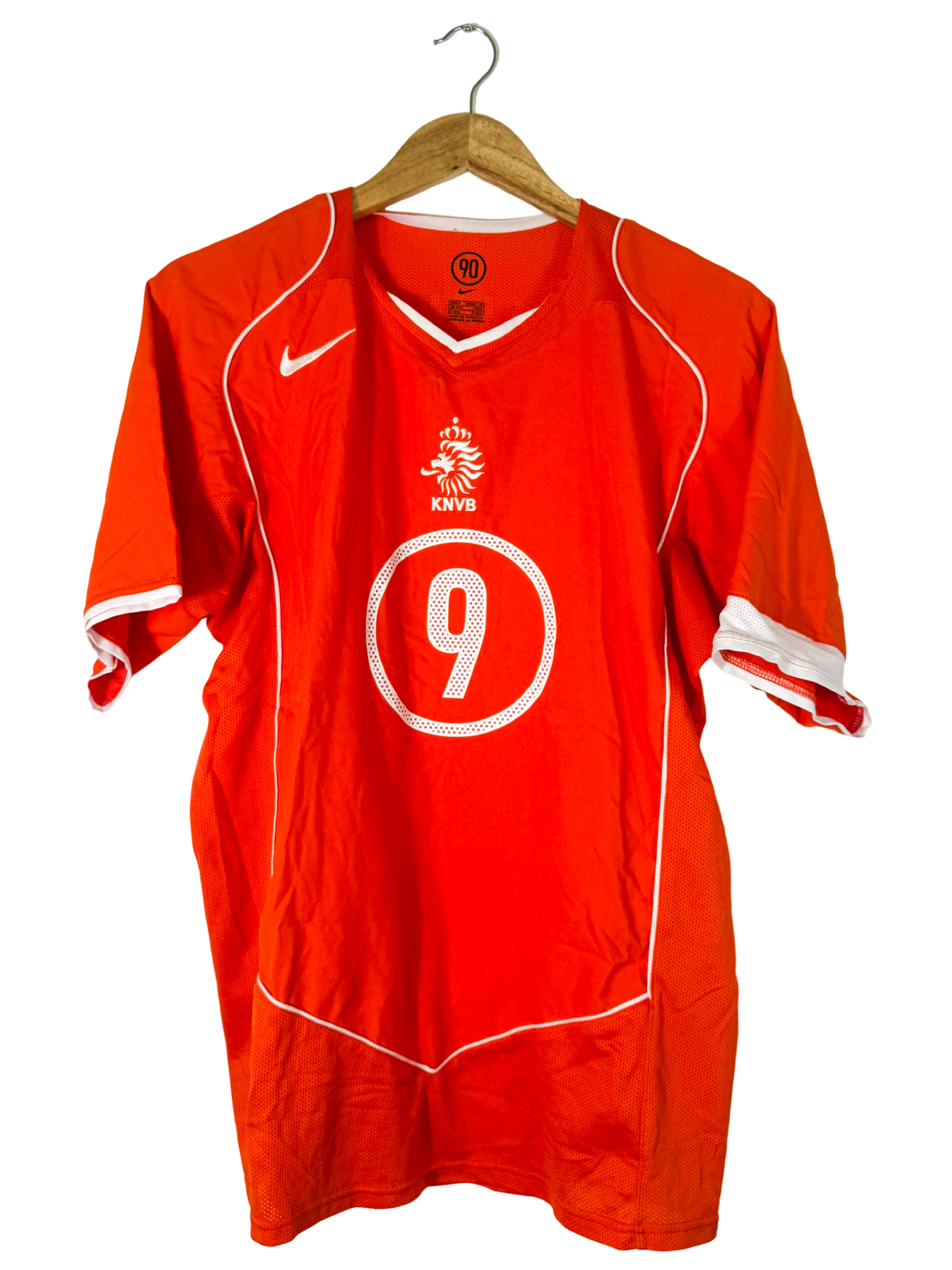 2004 – Netherlands Home Shirt [#9 Kluivert] - M – Vista football shop