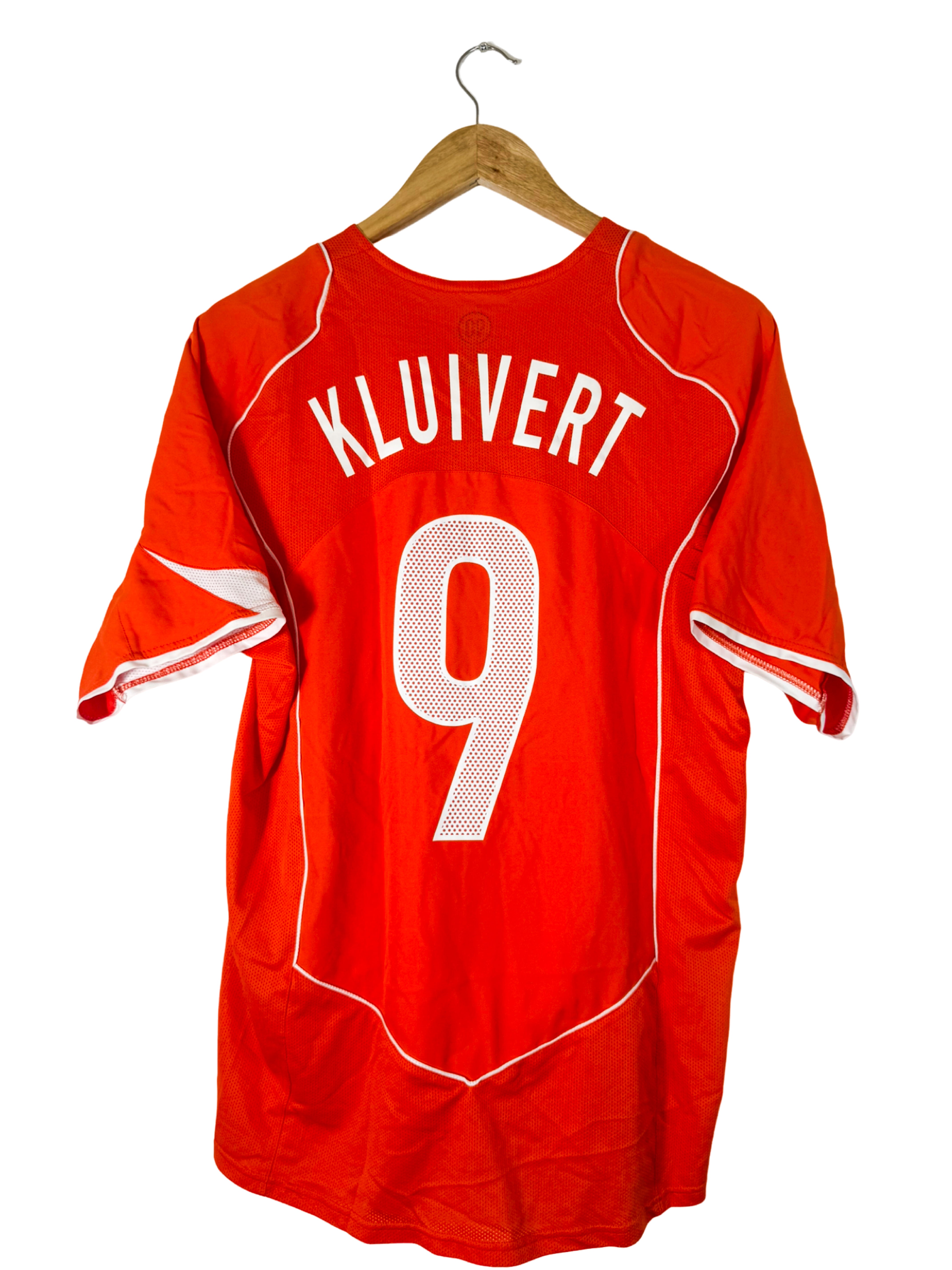 2004 – Netherlands Home Shirt [#9 Kluivert] - M – Vista football shop