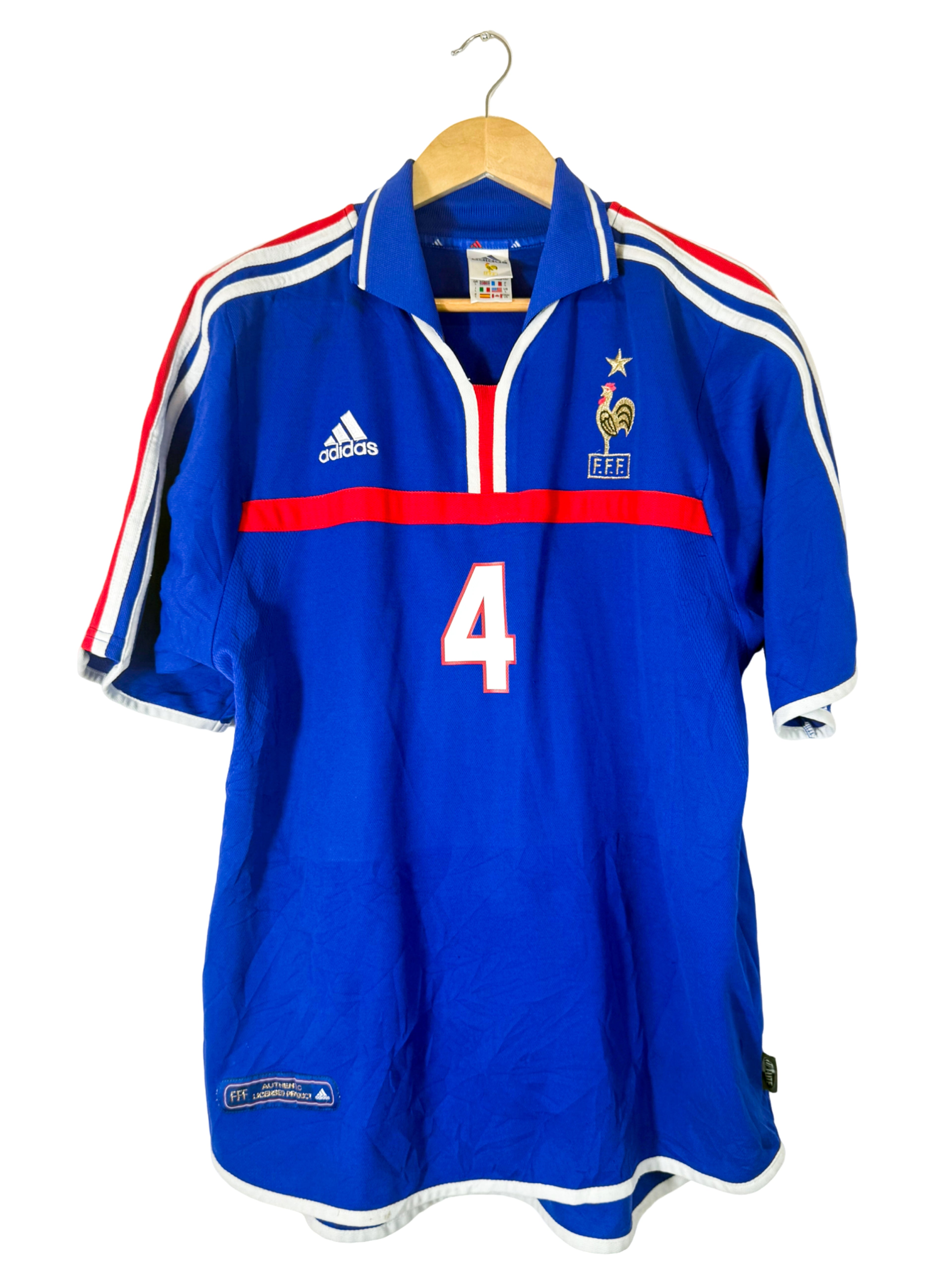 2000– Maillot Équipe de France domicile [#4 Vieira] - L