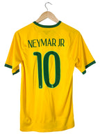 2014 Brazil Home Shirt [#10 NEYMAR JR] - Size M