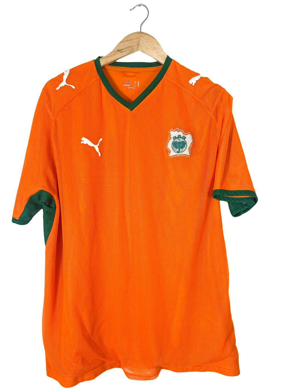 2008 – Ivory Coast Home Shirt [#11 Drogba] - XL