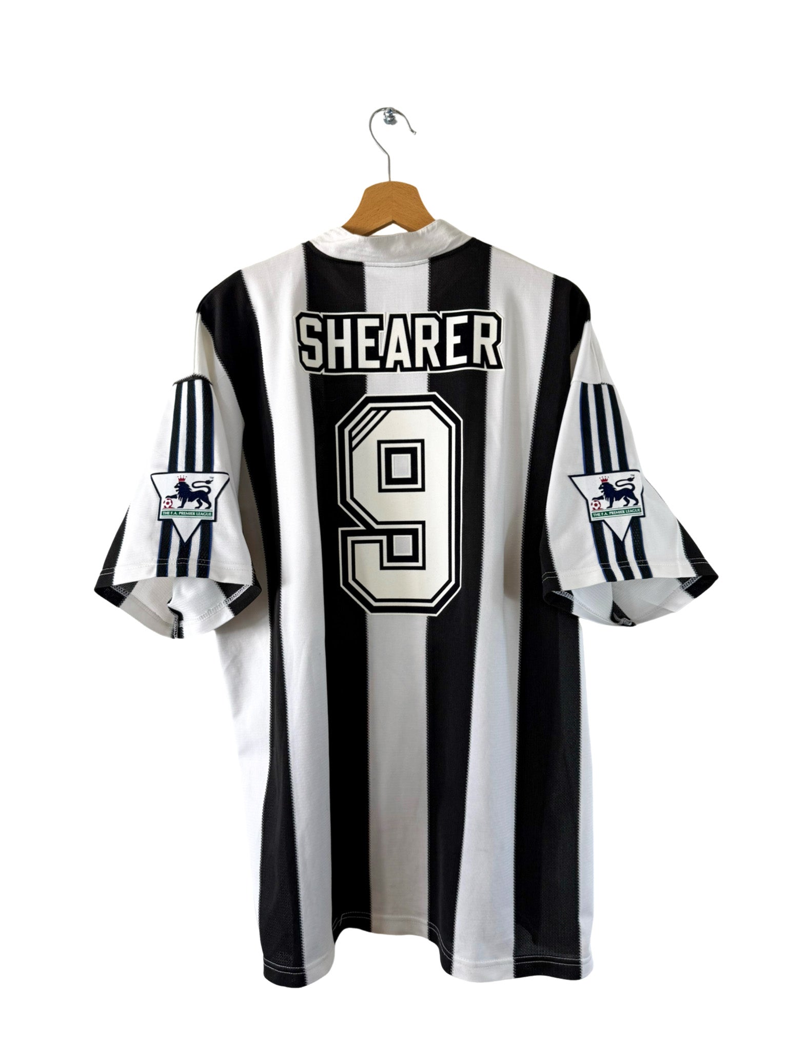 1995/1996 - Newcastle home jersey [#9 Shearer] Adidas - XL