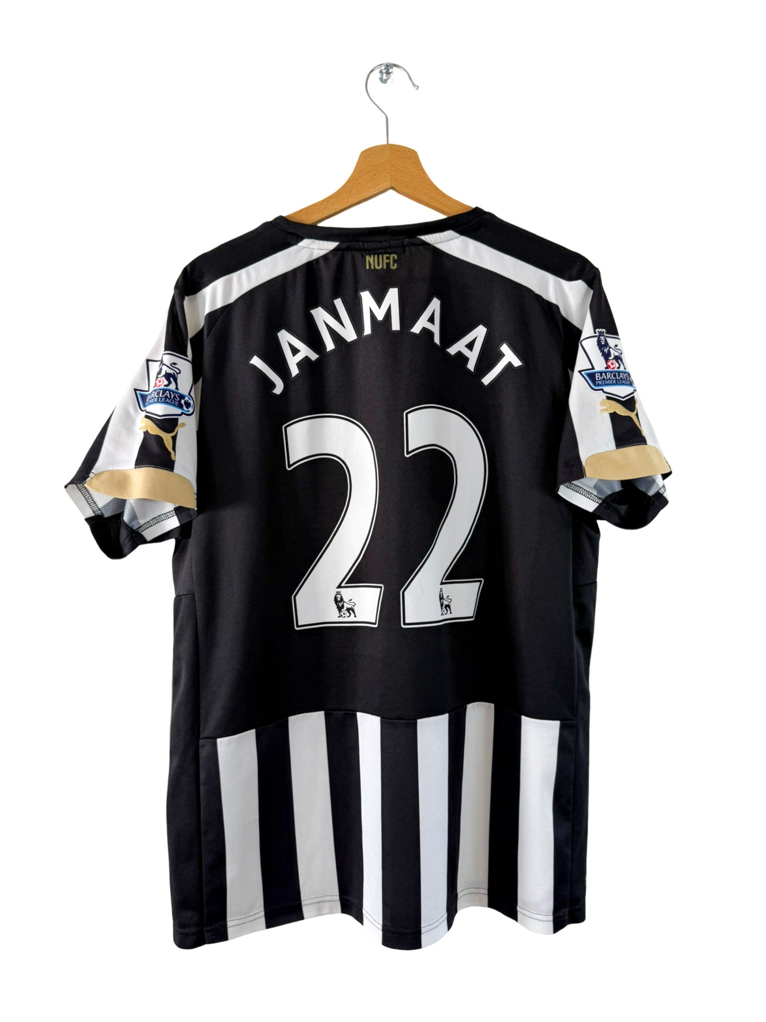 2014/2015 - Newcastle United home jersey [#22 Janmaat] Puma - M