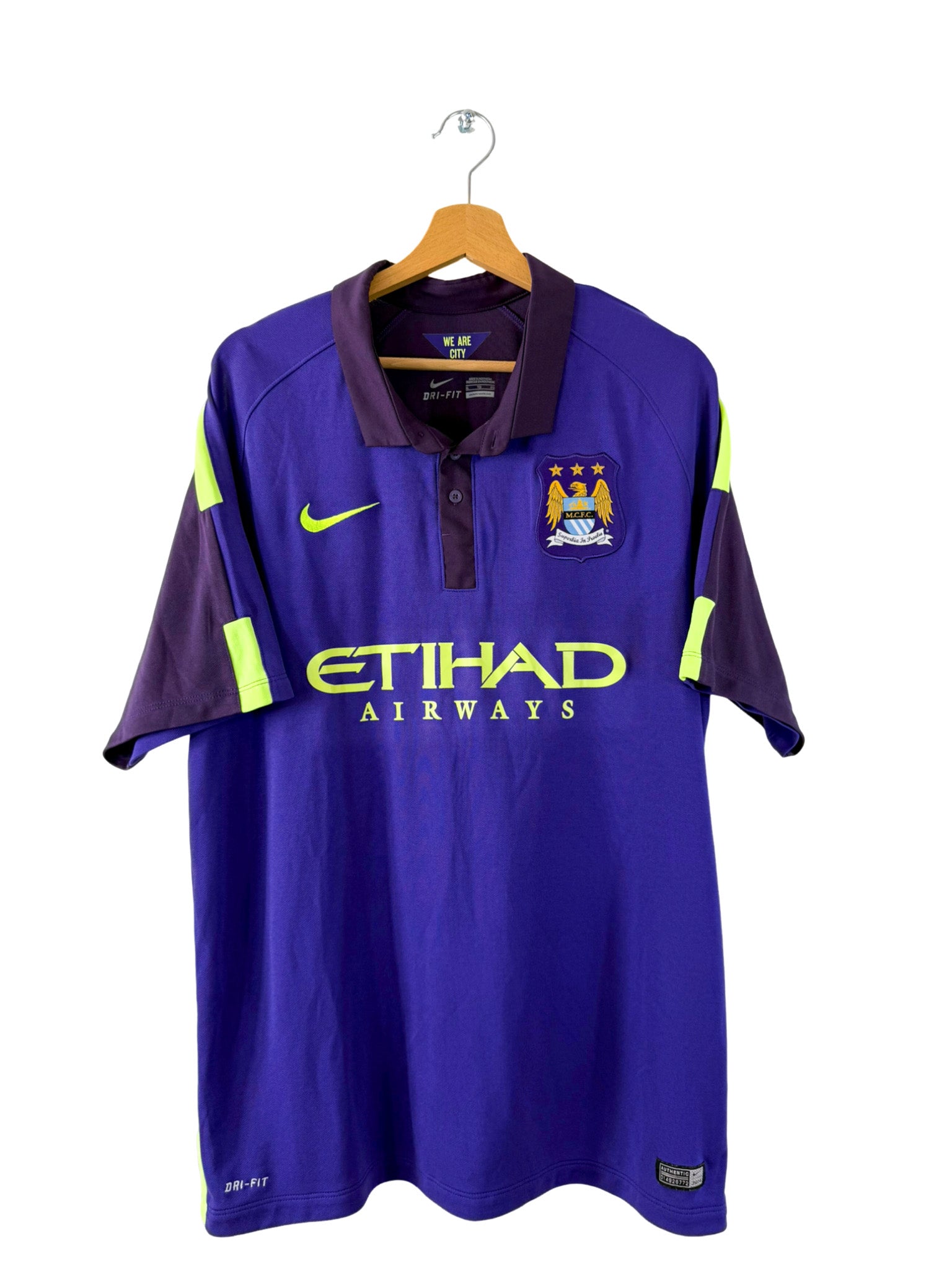 2015/2016 - Maillot Manchester City extérieur [#16 Kun Agüero] - XL