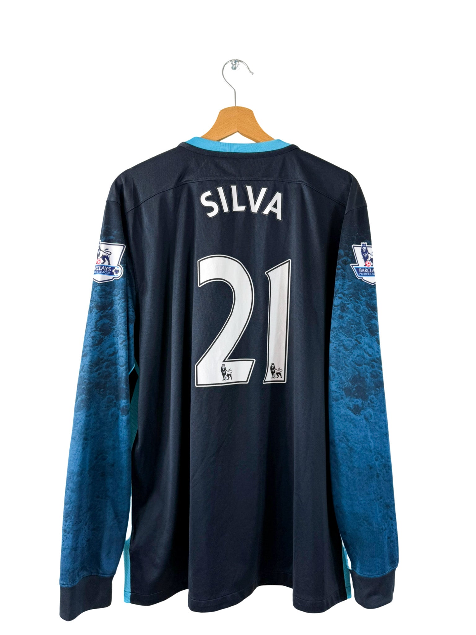 2014/2015 – Maillot Manchester City third [#21 Silva] Manches Longues - Taille XL