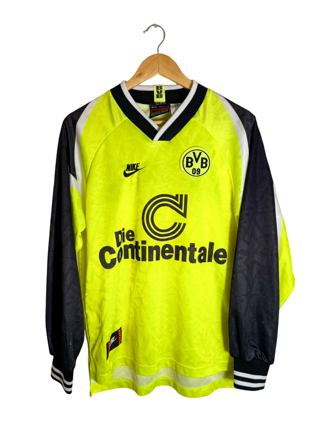 1995/1996 Borussia Dortmund Home Shirt *Long Sleeves* - S