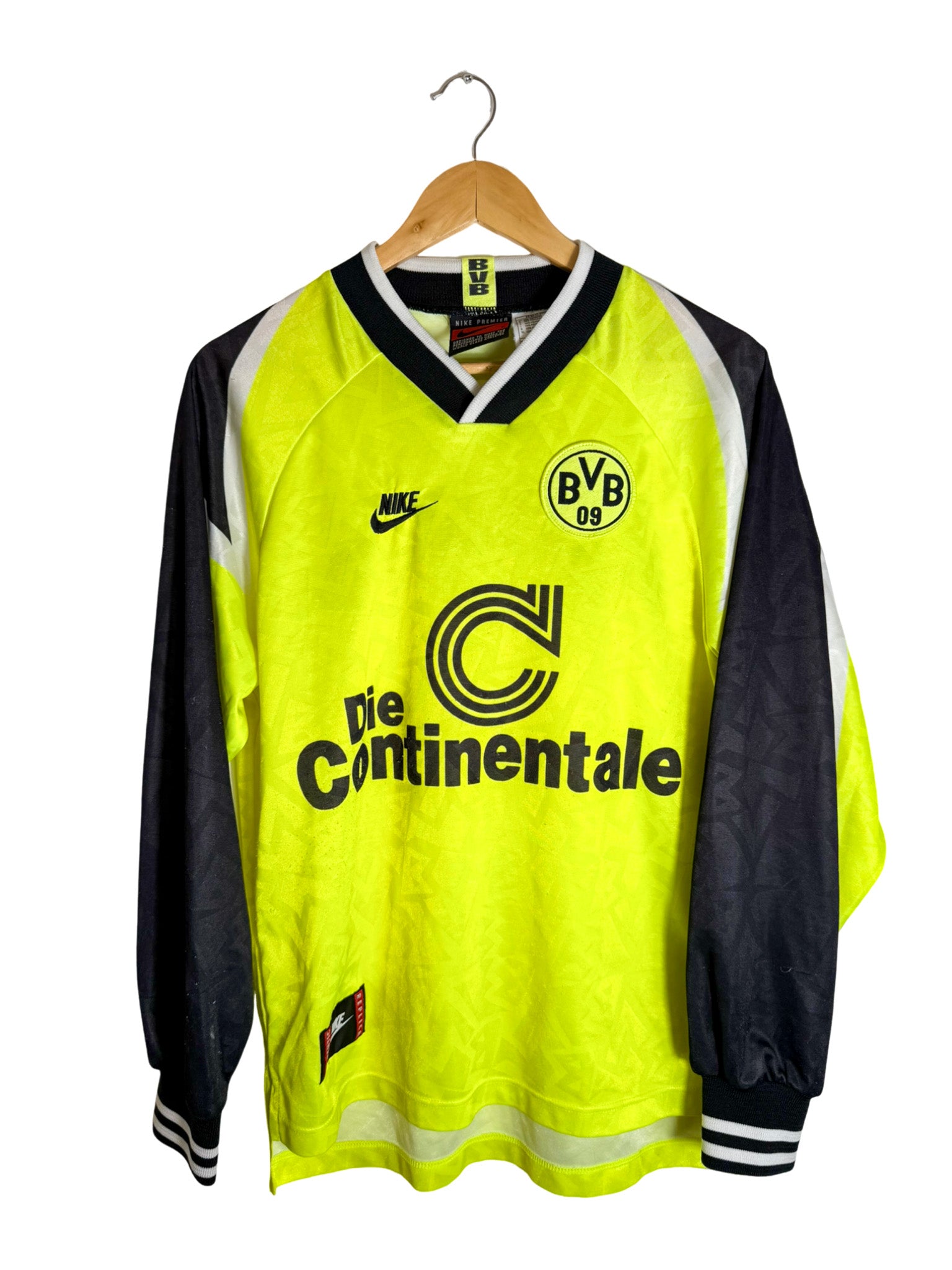 1995/1996 Borussia Dortmund Home Shirt *Long Sleeves* - S