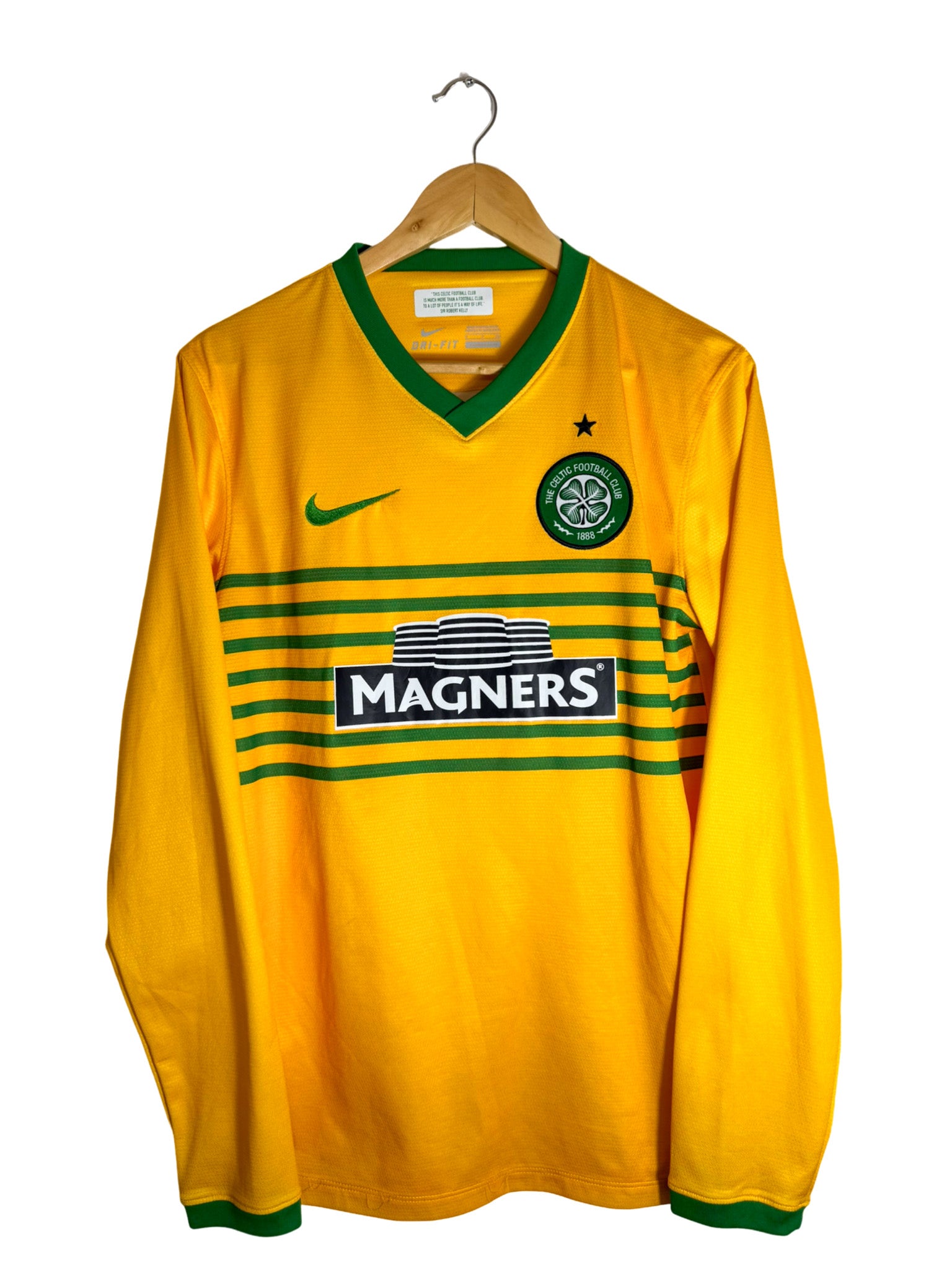 2013/2014 Celtic Glasgow Away Shirt *Long Sleeves* [#5 VIRGIL] - S
