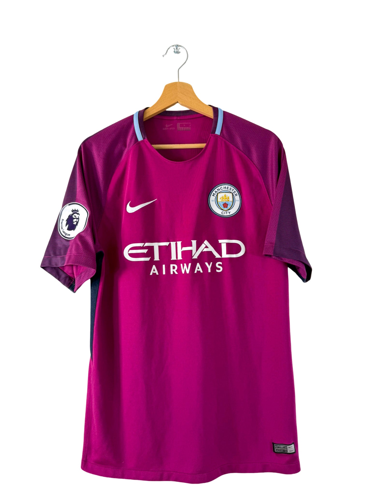 2017/2018 - Manchester City Away Shirt [#19 SANÉ] - L – Vista