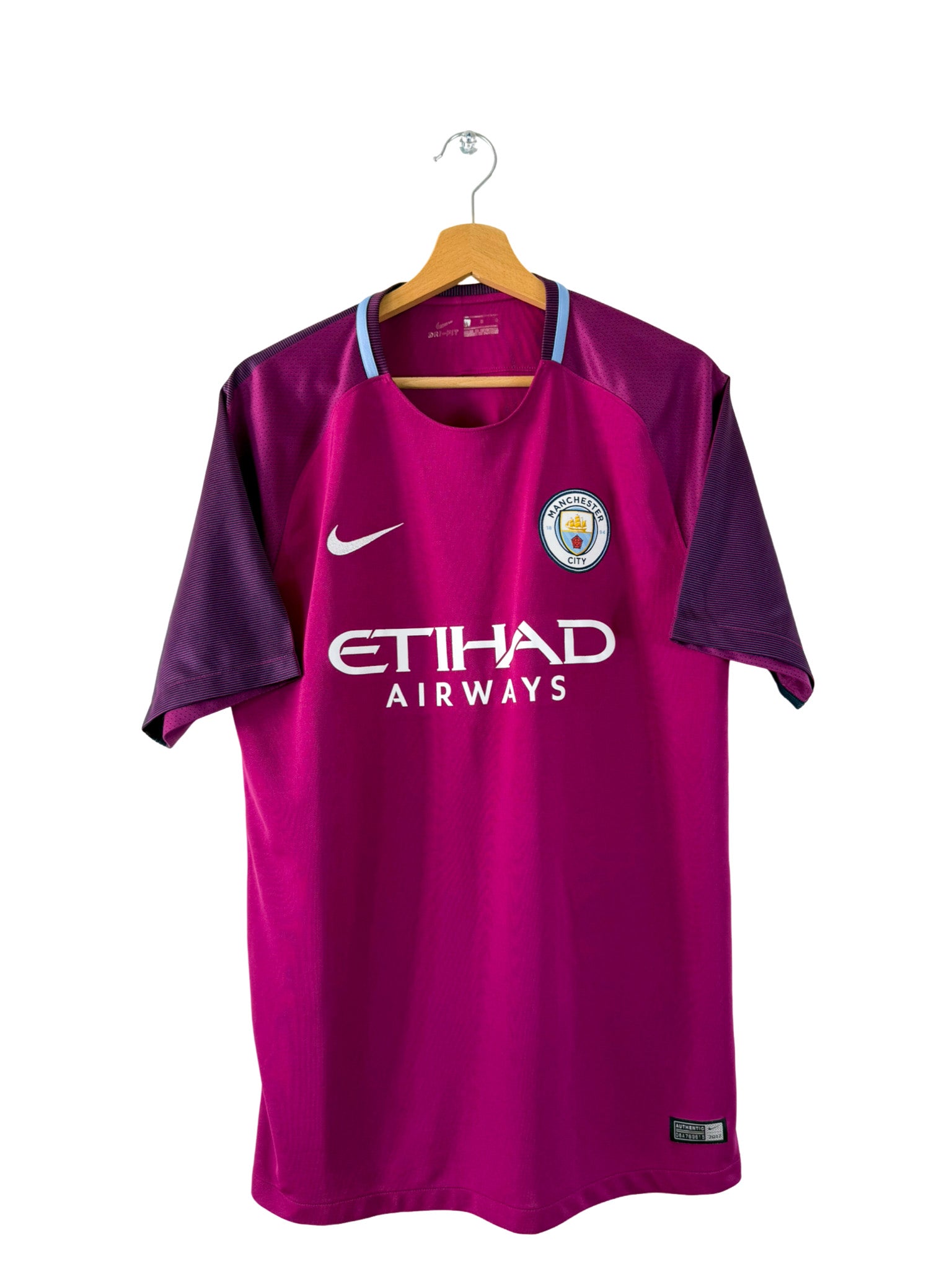 2017/2018 - Manchester City Away Shirt [#17 DE BRUYNE] - L – Vista