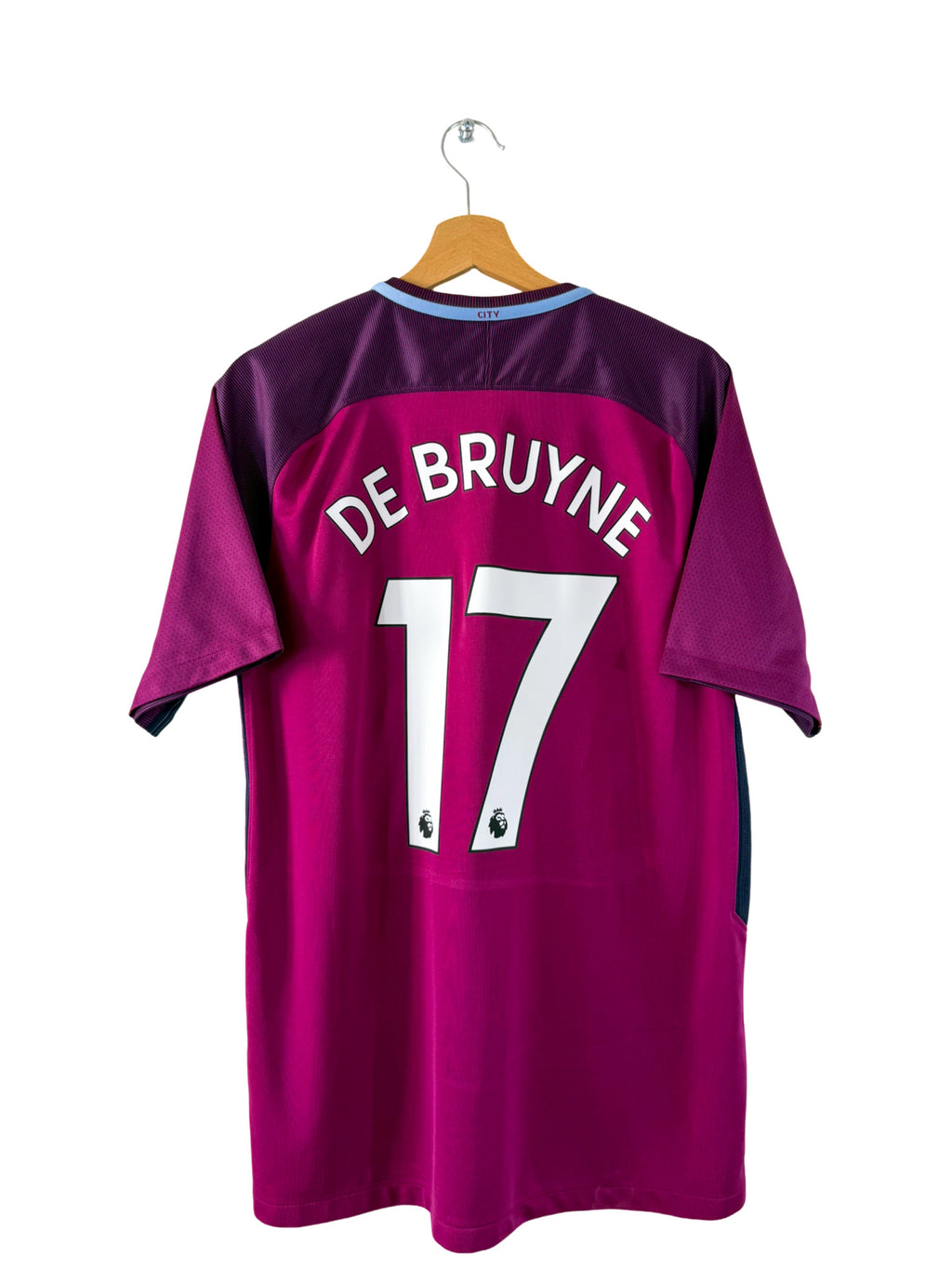 2017/2018 - Maillot Manchester City extérieur [#17 DE BRUYNE] - L