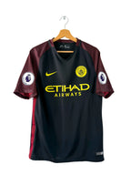 Maillot Manchester City Kun Aguero 2010/2011 – Umbro, Taille S, Noir, Occasion