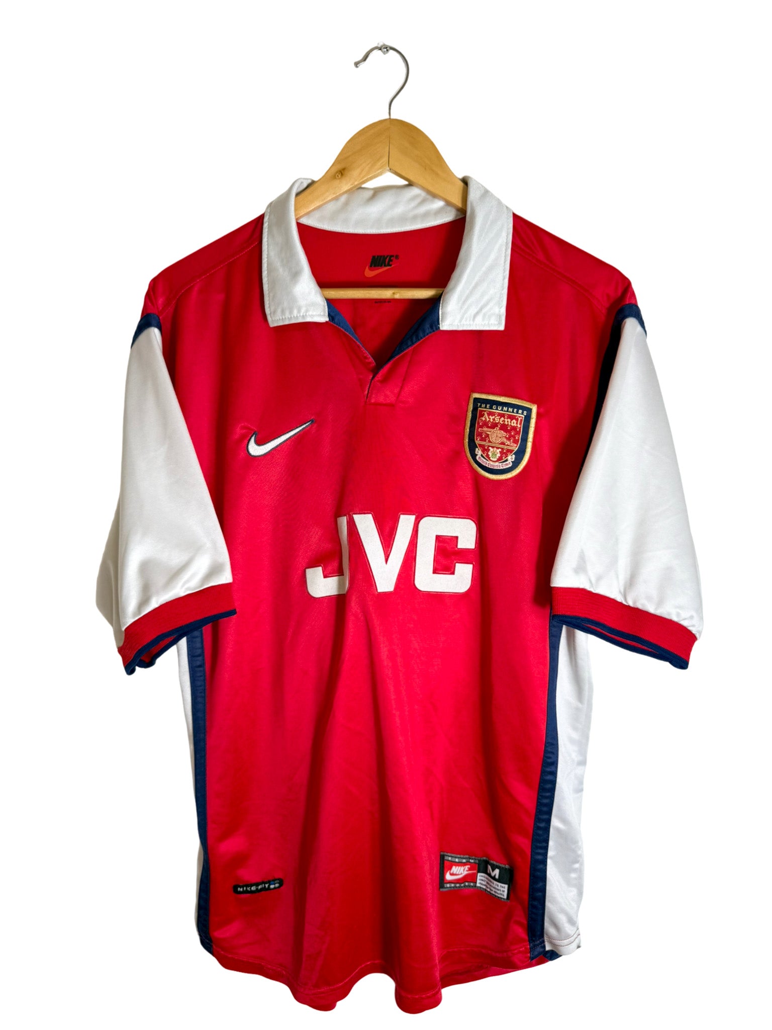 1998/2000 Arsenal Home Shirt [#9 ANELKA] - M