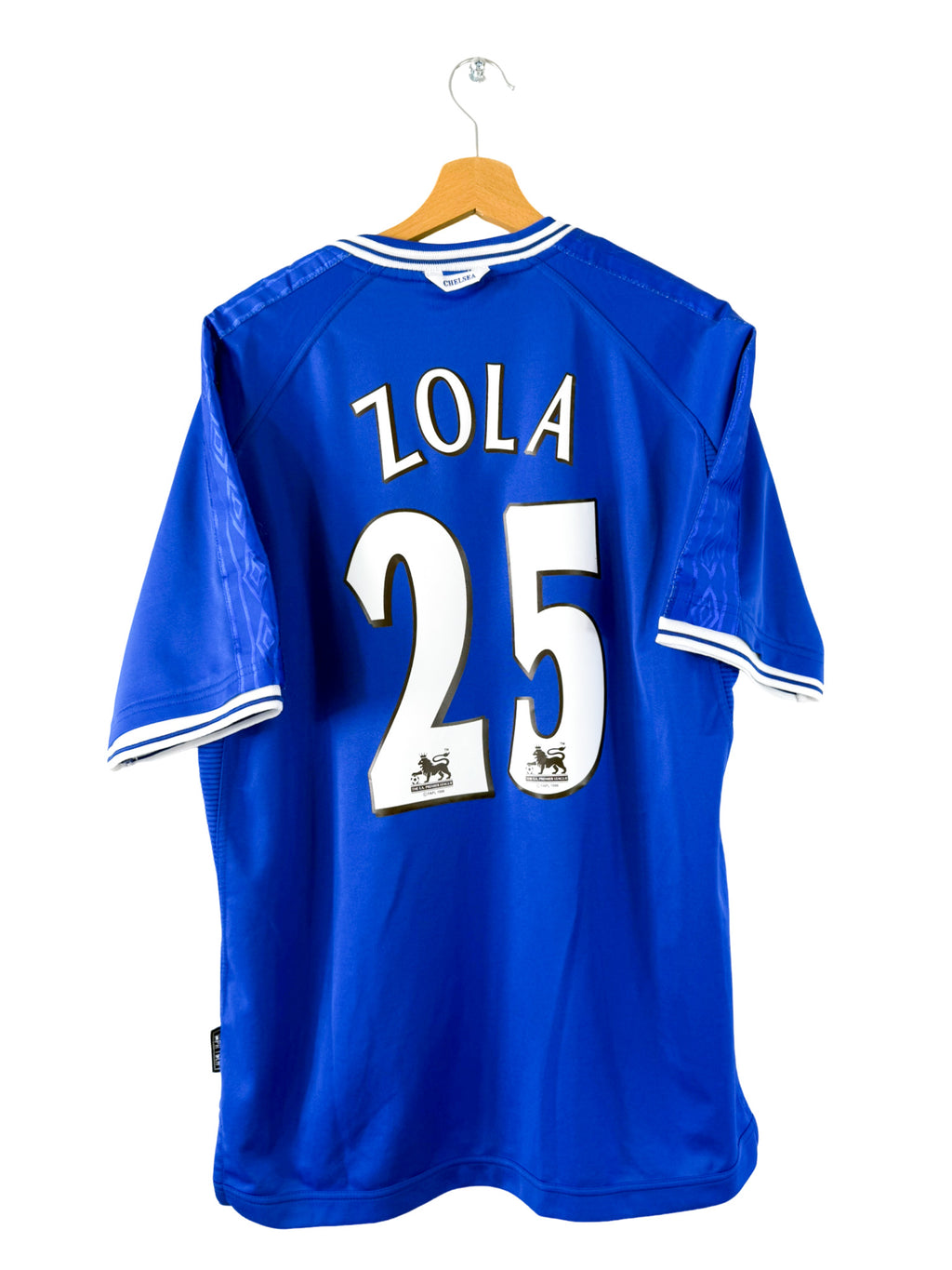 1999/2000 - Camiseta local del Chelsea [#25 ZOLA] - L