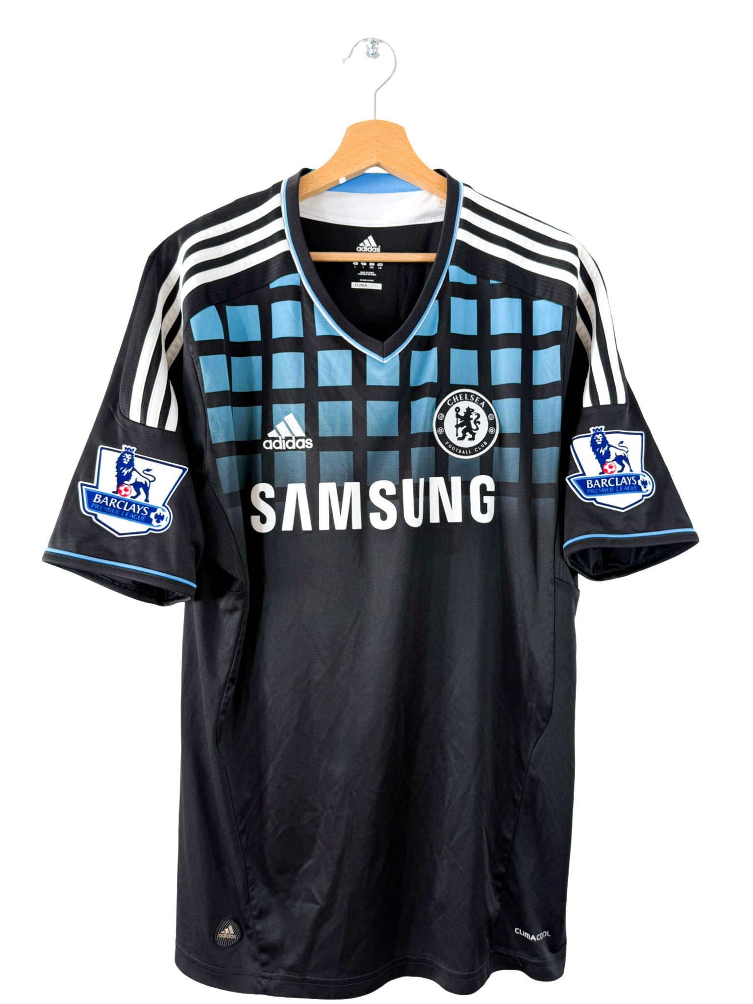 Chelsea FC David Luiz #4 ユニフォーム 2011/2012 - Chelsea Away Shirt [#4 DAVID LUIZ] - L – Vista