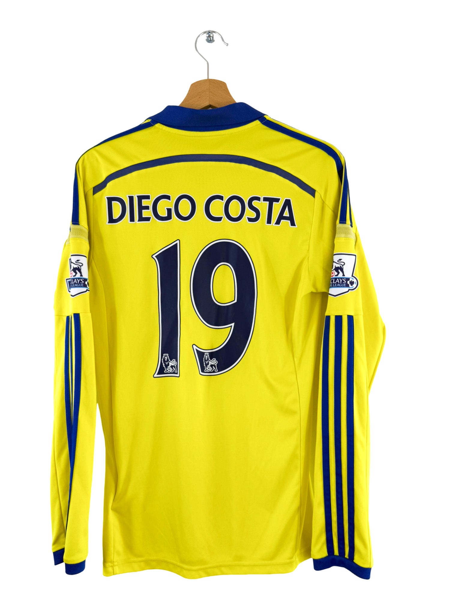 2014/2015 - Chelsea Away Shirt *Long Sleeves* [#19 Diego Costa] - S