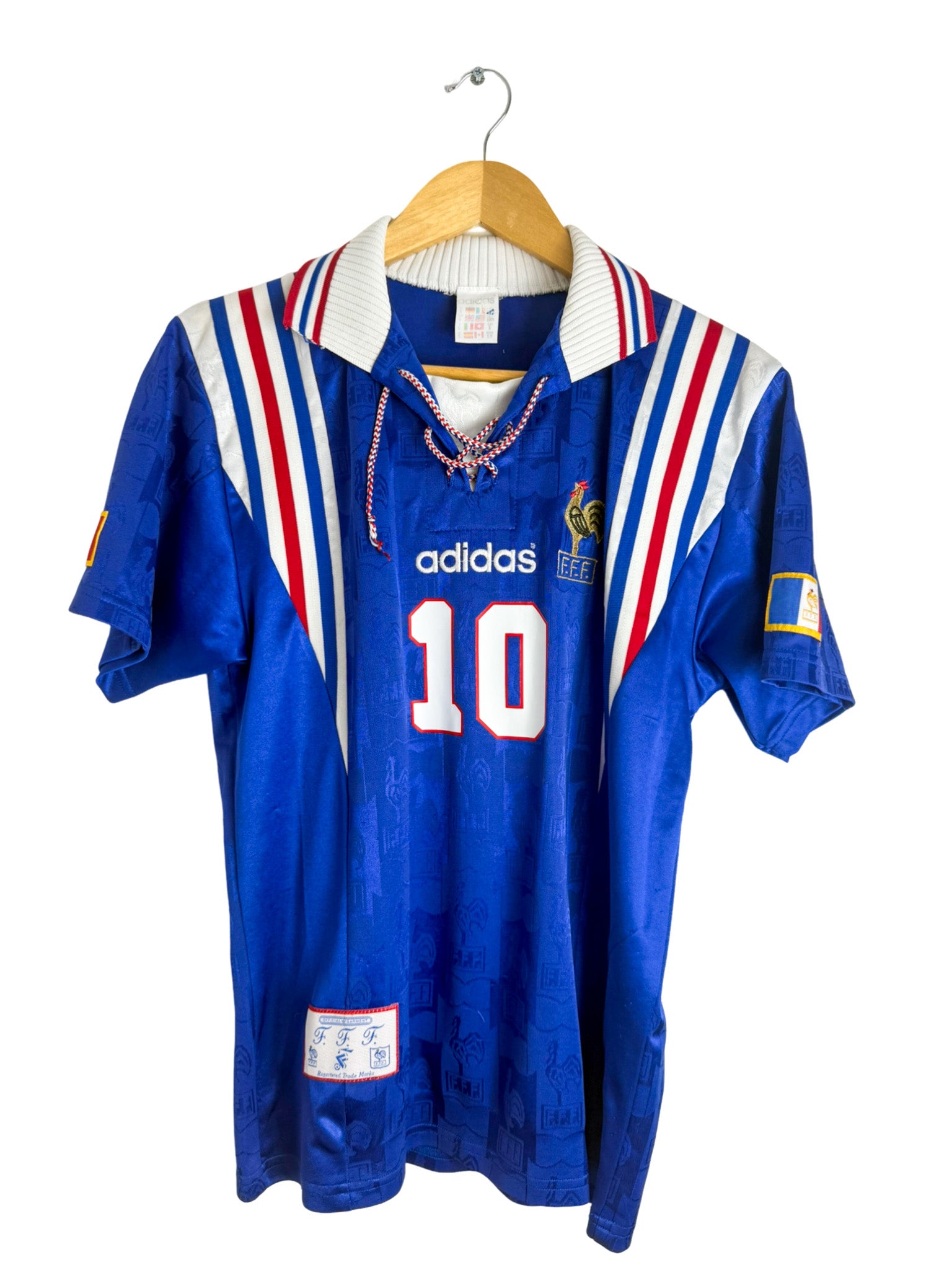 1996 - France home jersey [#10 ZIDANE] - S