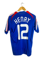 2008 - France Home Shirt [#12 HENRY] - S